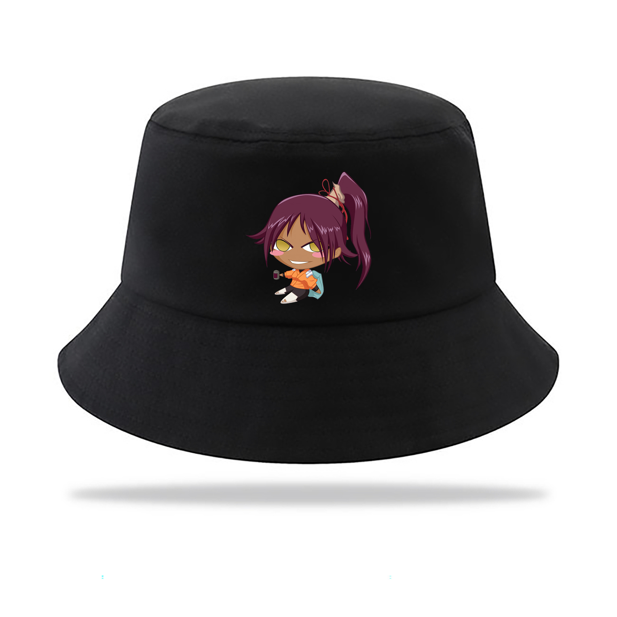 （画像用） ブリーチ 四楓院 夜一（しほういん よるいち） BLEACH Shihouin Yoruichi アウトドア日除けバケットハット