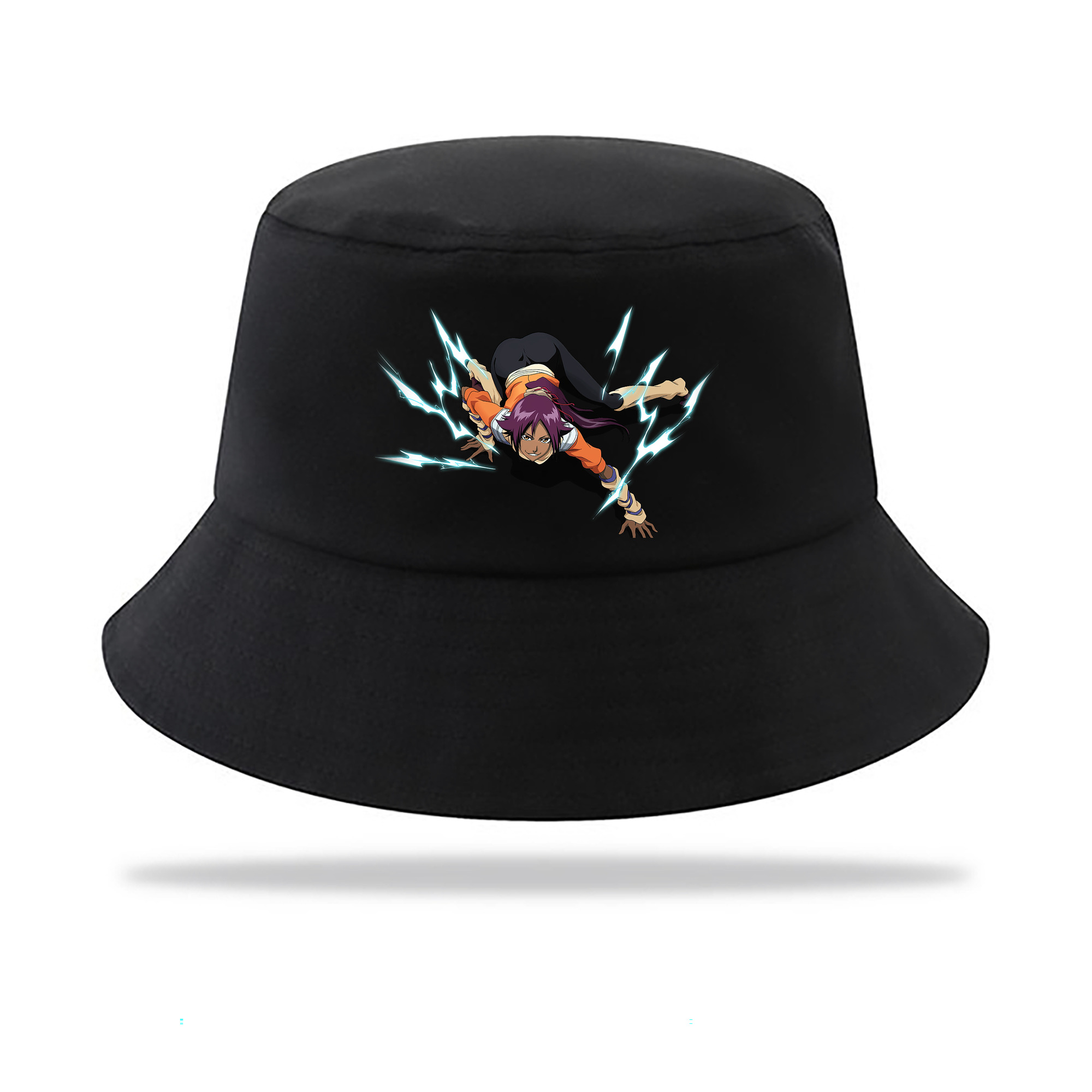 （画像用） ブリーチ 四楓院 夜一（しほういん よるいち） BLEACH Shihouin Yoruichi アウトドア日除けバケットハット