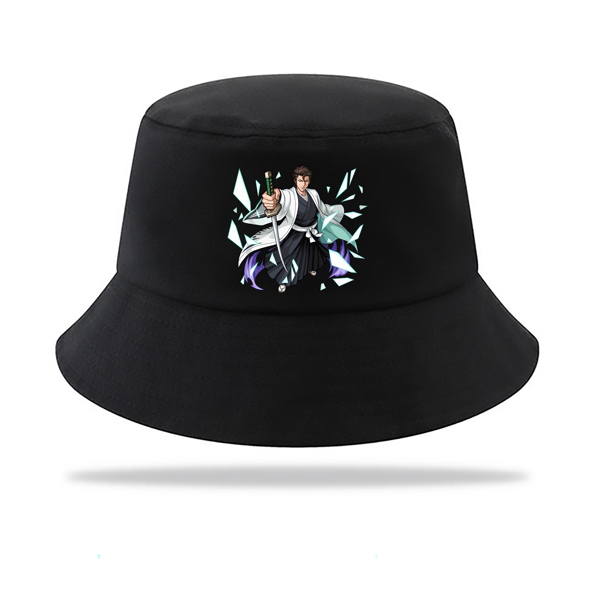（画像用） ブリーチ 藍染 惣右介（あいぜん そうすけ） BLEACH Aizen Sousuke アウトドア日除けバケットハット
