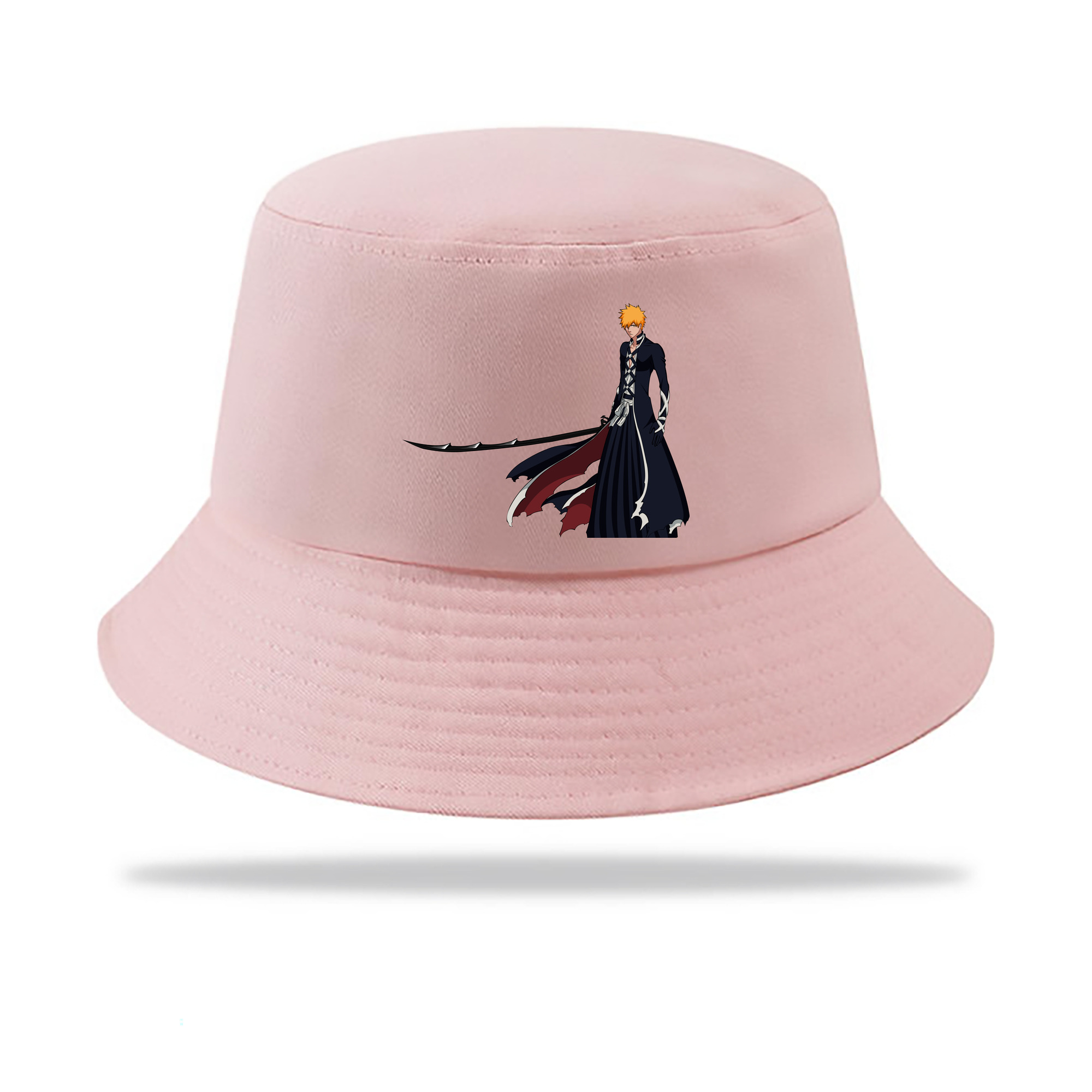 （画像用） ブリーチ 黒崎一護（くろさき いちご）BLEACH Kurosaki Ichigo アウトドア日除けバケットハット