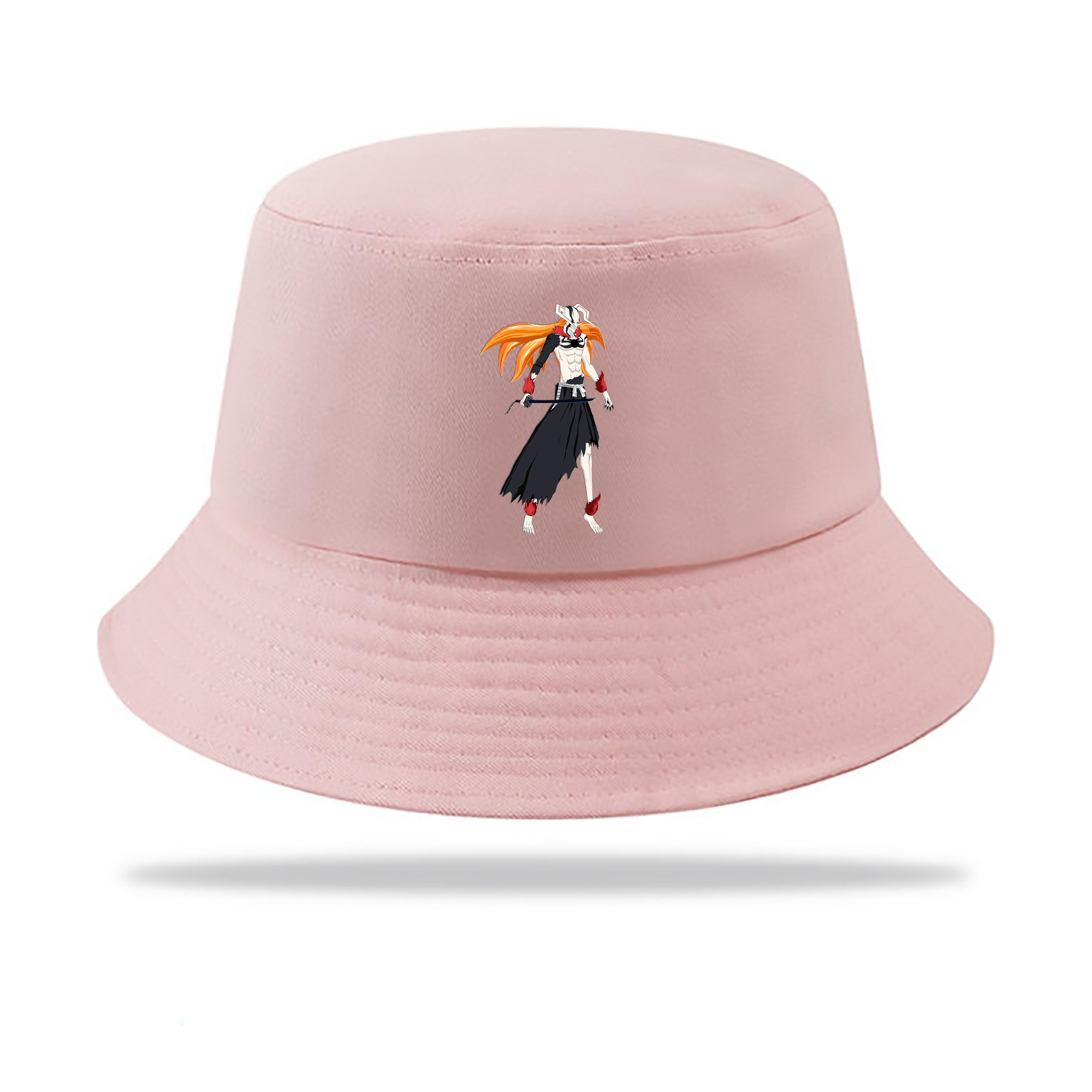 （画像用） ブリーチ 黒崎一護（くろさき いちご）BLEACH Kurosaki Ichigo アウトドア日除けバケットハット
