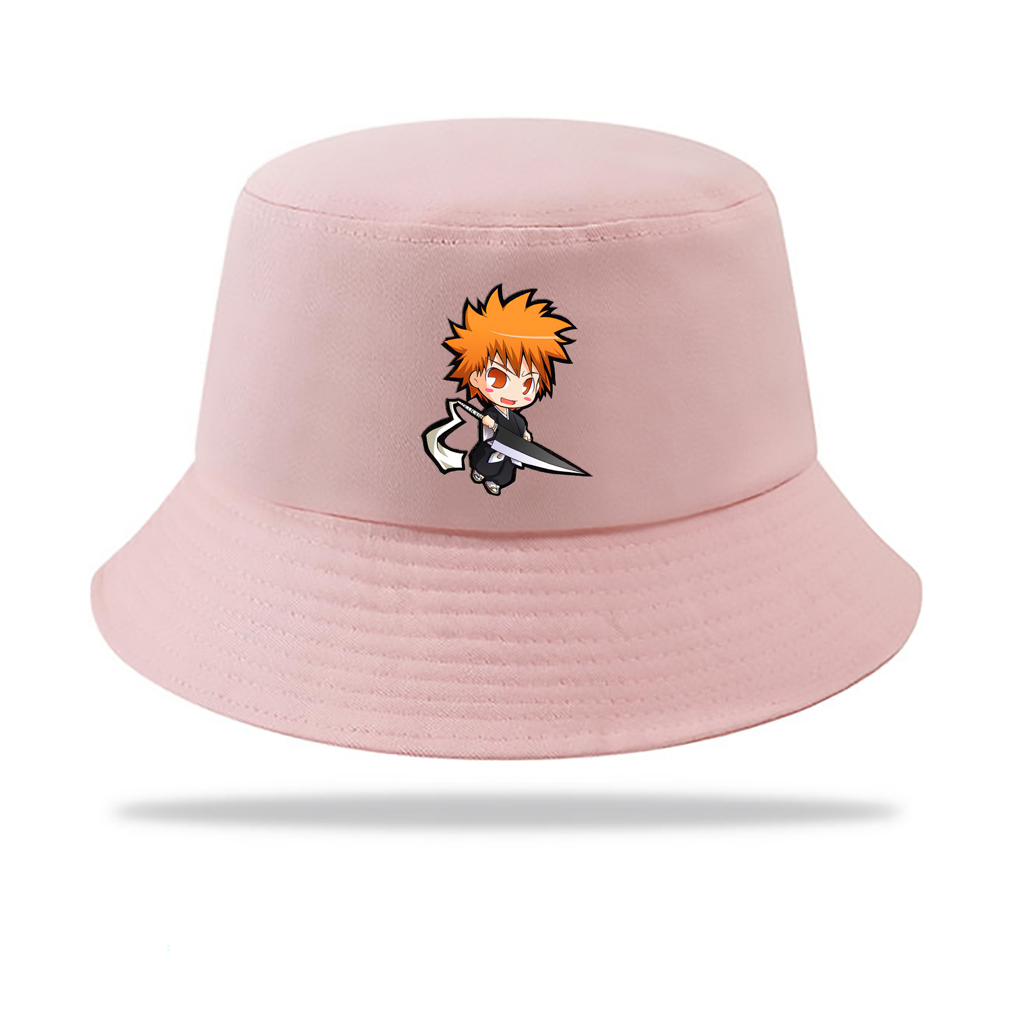 （画像用） ブリーチ 黒崎一護（くろさき いちご）BLEACH Kurosaki Ichigo アウトドア日除けバケットハット