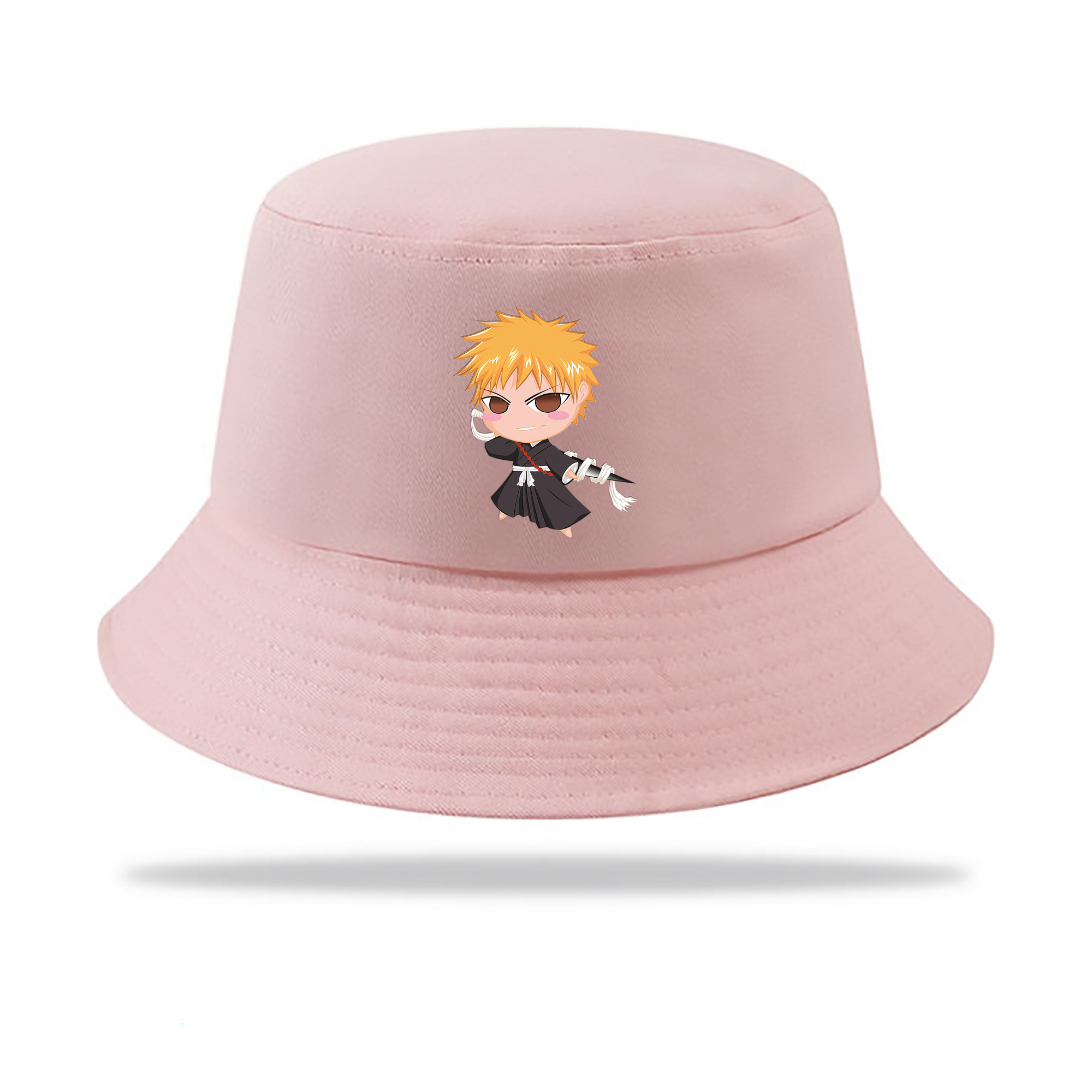 （画像用） ブリーチ 黒崎一護（くろさき いちご）BLEACH Kurosaki Ichigo アウトドア日除けバケットハット