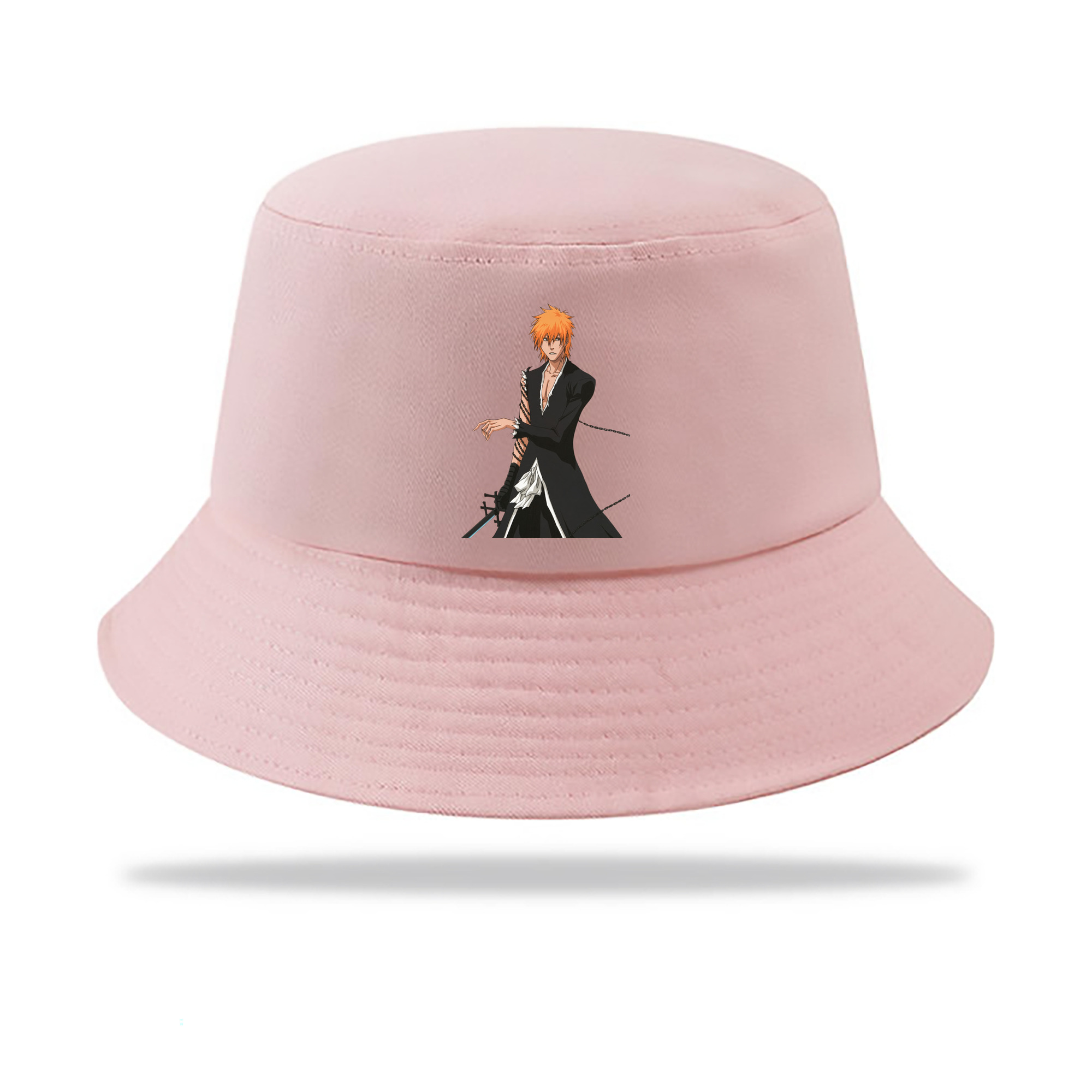 （画像用） ブリーチ 黒崎一護（くろさき いちご）BLEACH Kurosaki Ichigo アウトドア日除けバケットハット