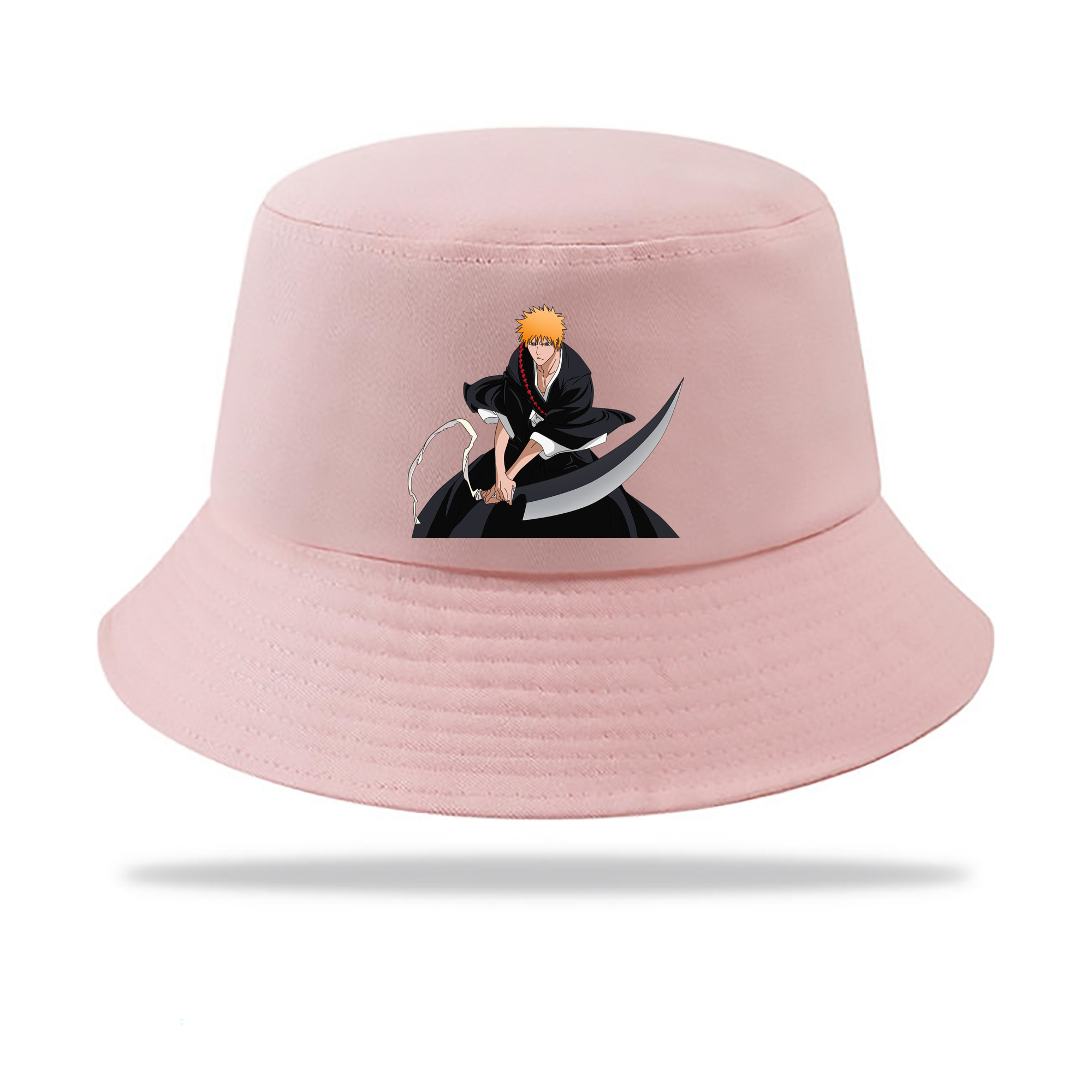 （画像用） ブリーチ 黒崎一護（くろさき いちご）BLEACH Kurosaki Ichigo アウトドア日除けバケットハット