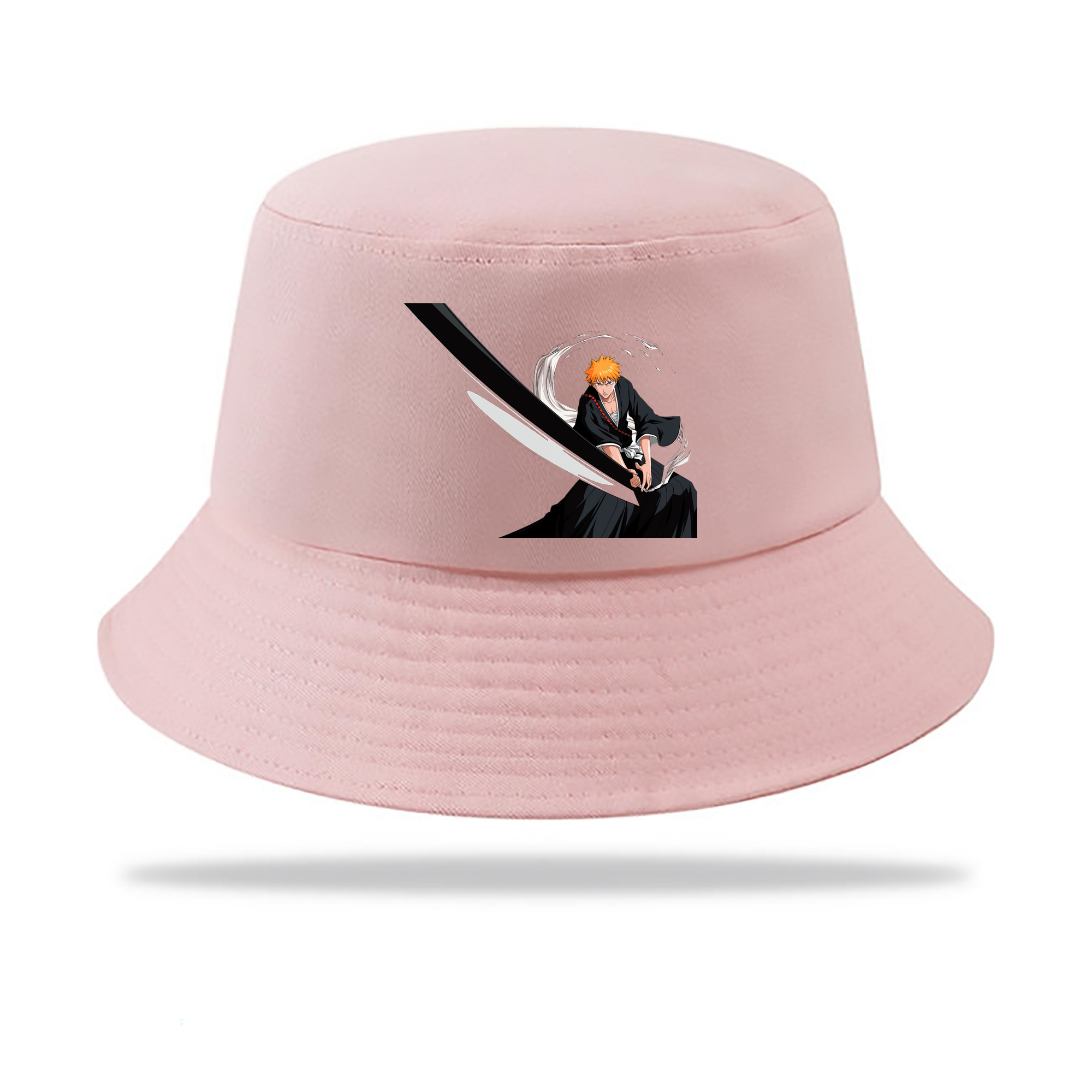 （画像用） ブリーチ 黒崎一護（くろさき いちご）BLEACH Kurosaki Ichigo アウトドア日除けバケットハット