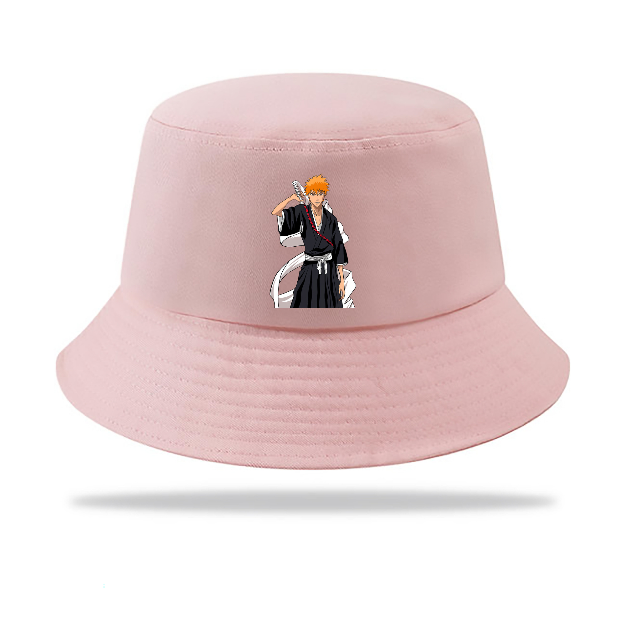 （画像用） ブリーチ 黒崎一護（くろさき いちご）BLEACH Kurosaki Ichigo アウトドア日除けバケットハット