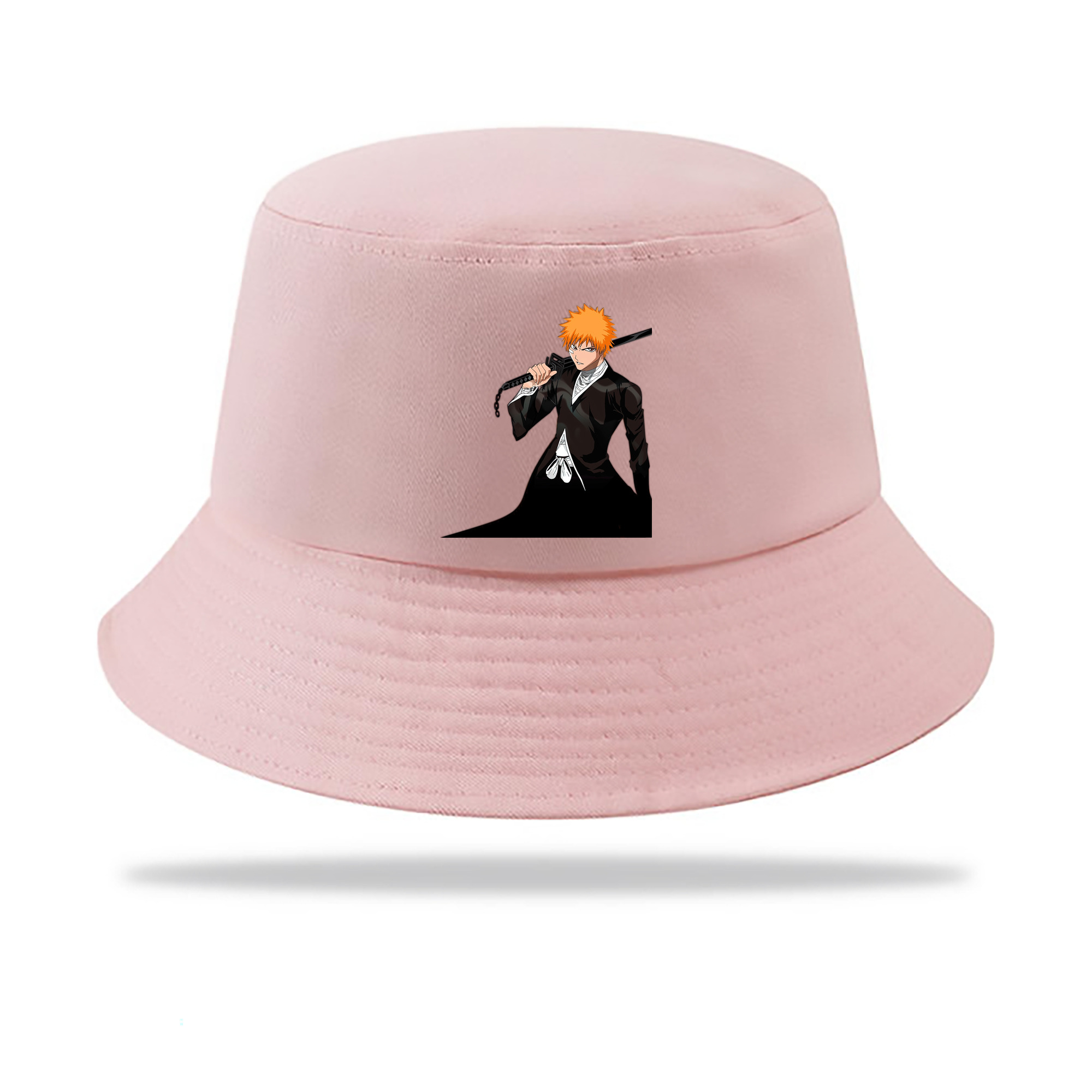 （画像用） ブリーチ 黒崎一護（くろさき いちご）BLEACH Kurosaki Ichigo アウトドア日除けバケットハット