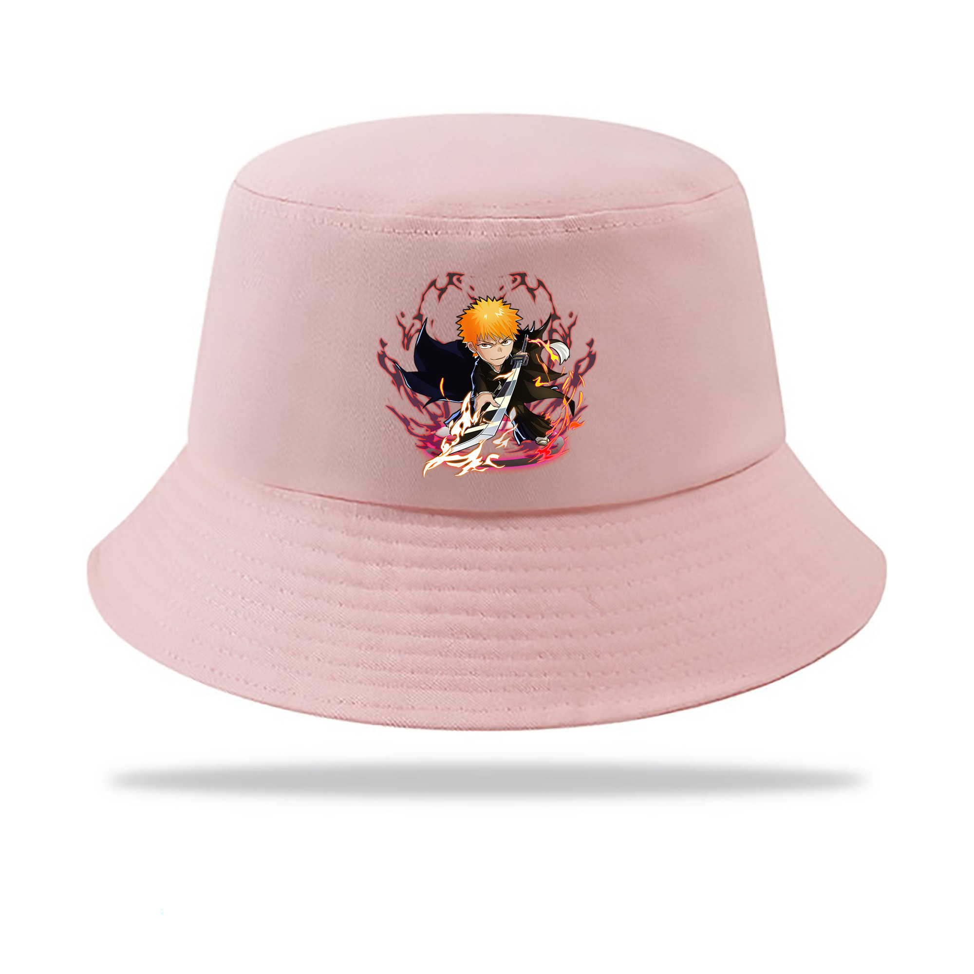 （画像用） ブリーチ 黒崎一護（くろさき いちご）BLEACH Kurosaki Ichigo アウトドア日除けバケットハット
