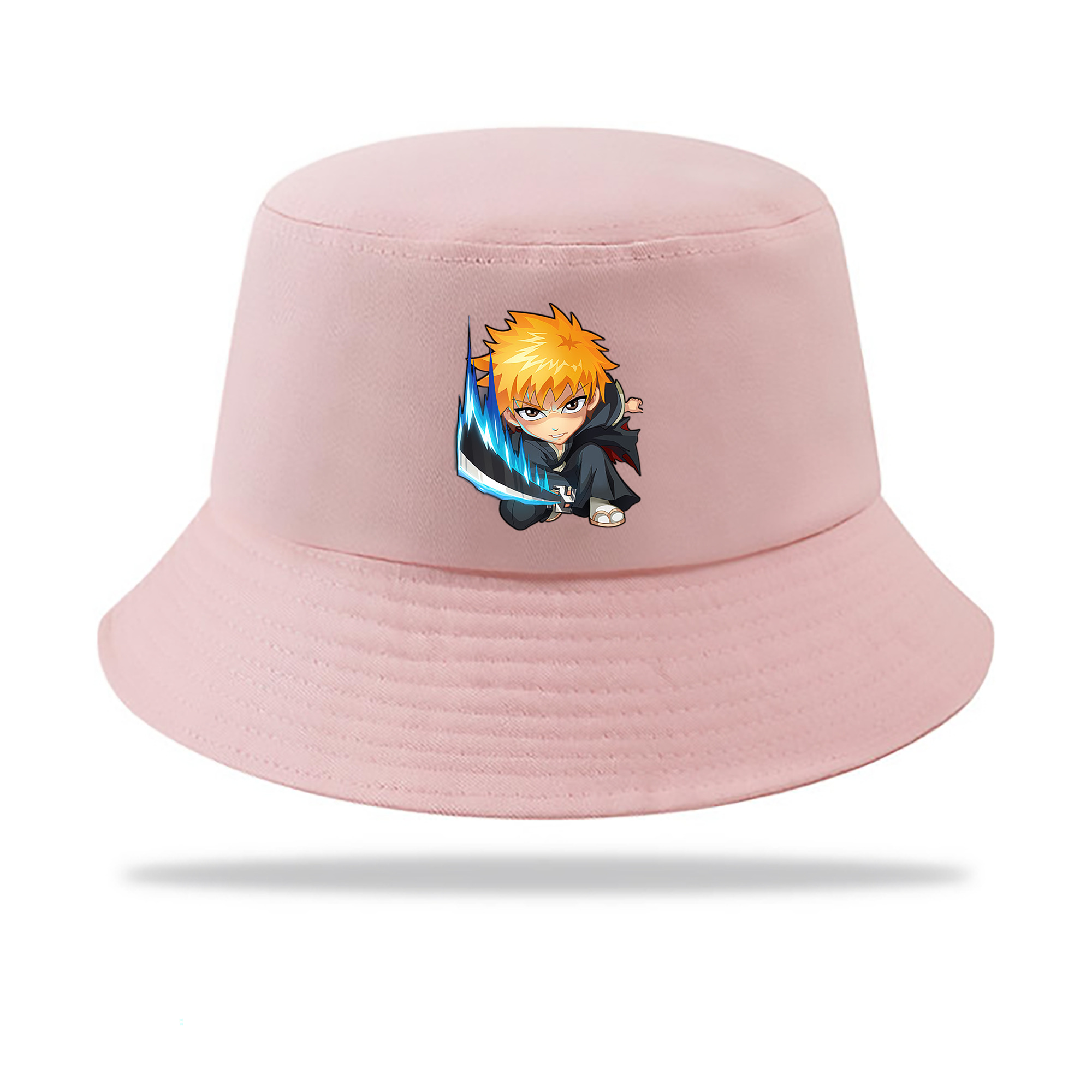 （画像用） ブリーチ 黒崎一護（くろさき いちご）BLEACH Kurosaki Ichigo アウトドア日除けバケットハット