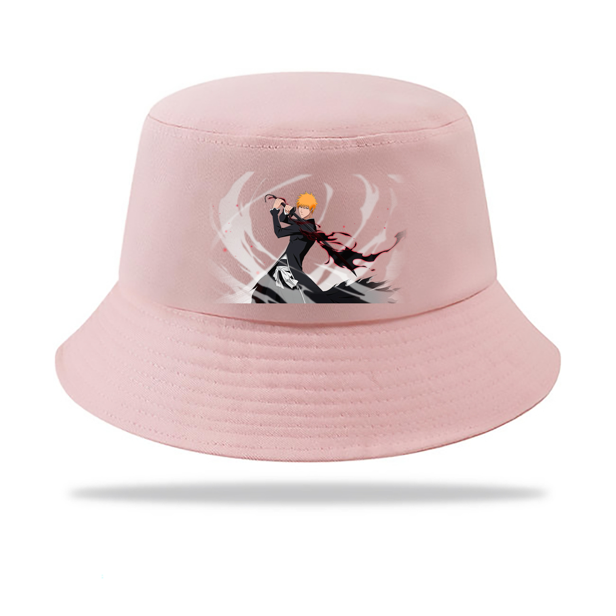 （画像用） ブリーチ 黒崎一護（くろさき いちご）BLEACH Kurosaki Ichigo アウトドア日除けバケットハット