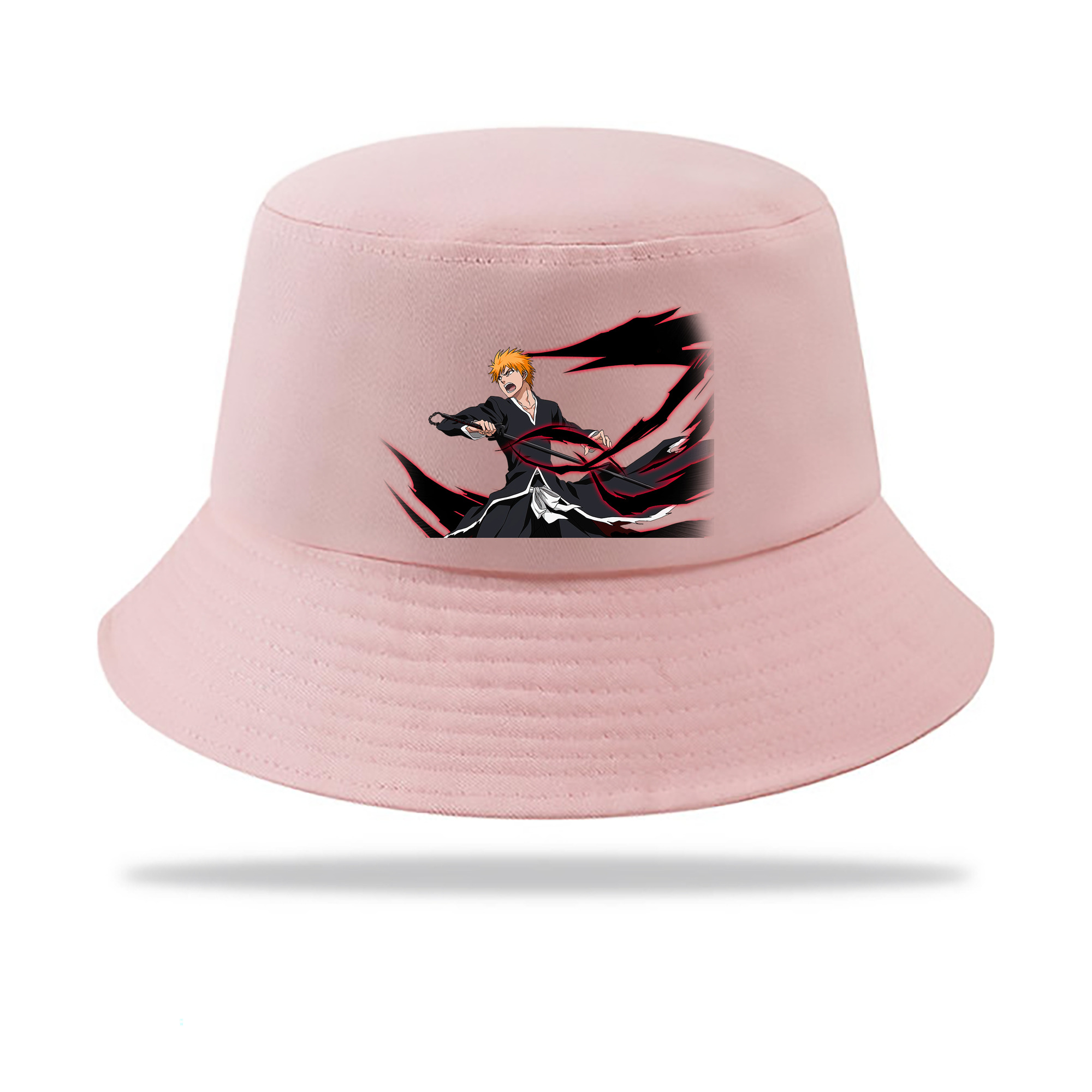 （画像用） ブリーチ 黒崎一護（くろさき いちご）BLEACH Kurosaki Ichigo アウトドア日除けバケットハット