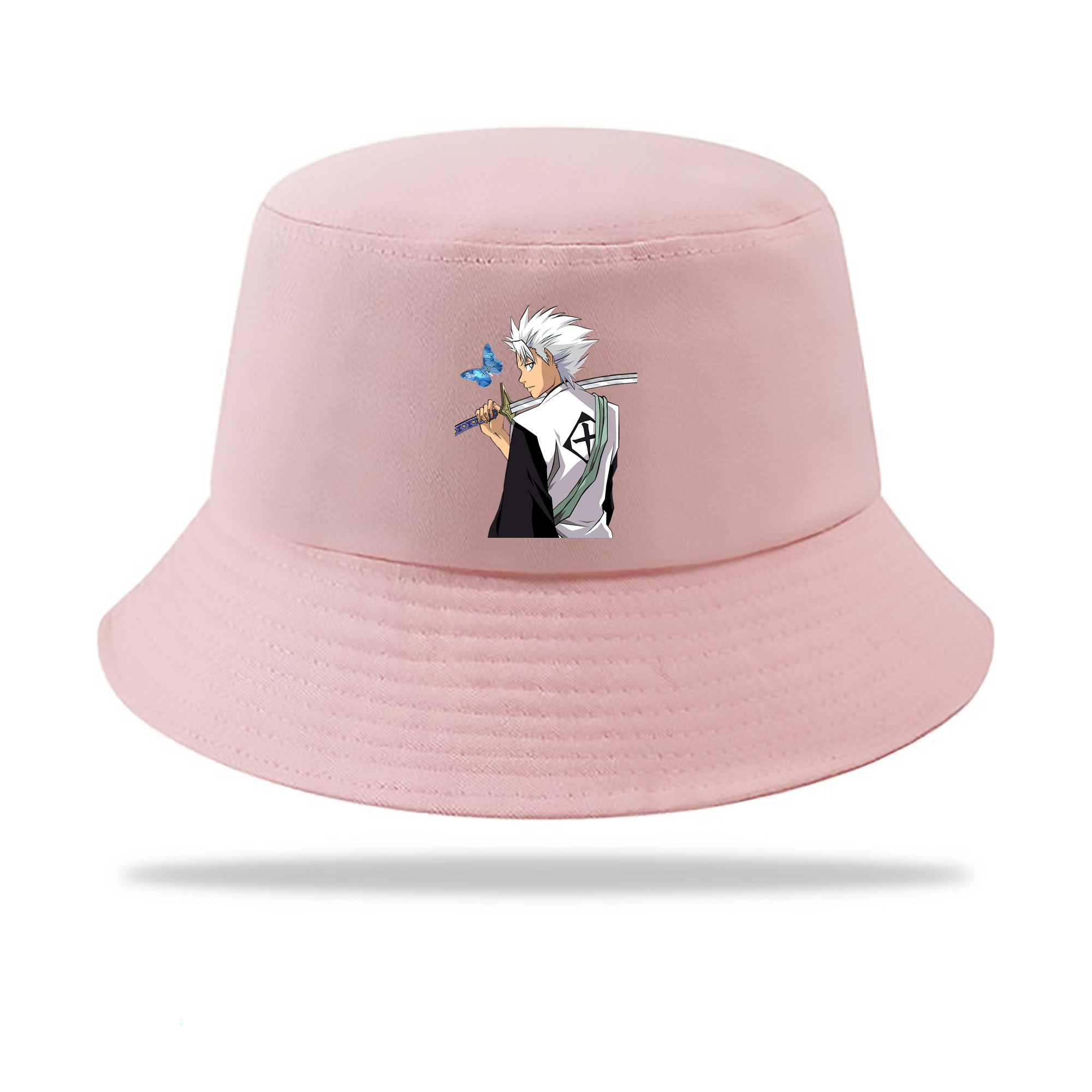 （画像用） ブリーチ 日番谷冬獅郎（ひつがや とうしろう） BLEACH Hitsugaya Toushirou アウトドア日除けバケットハット