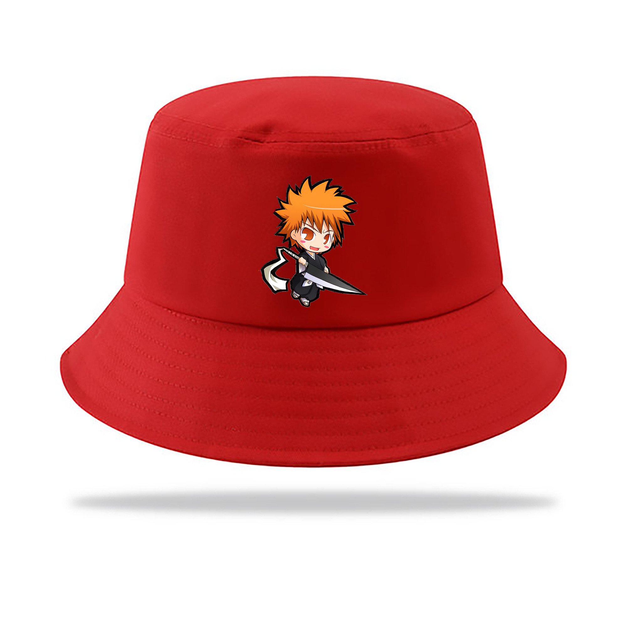 （画像用） ブリーチ 黒崎一護（くろさき いちご）BLEACH Kurosaki Ichigo アウトドア日除けバケットハット