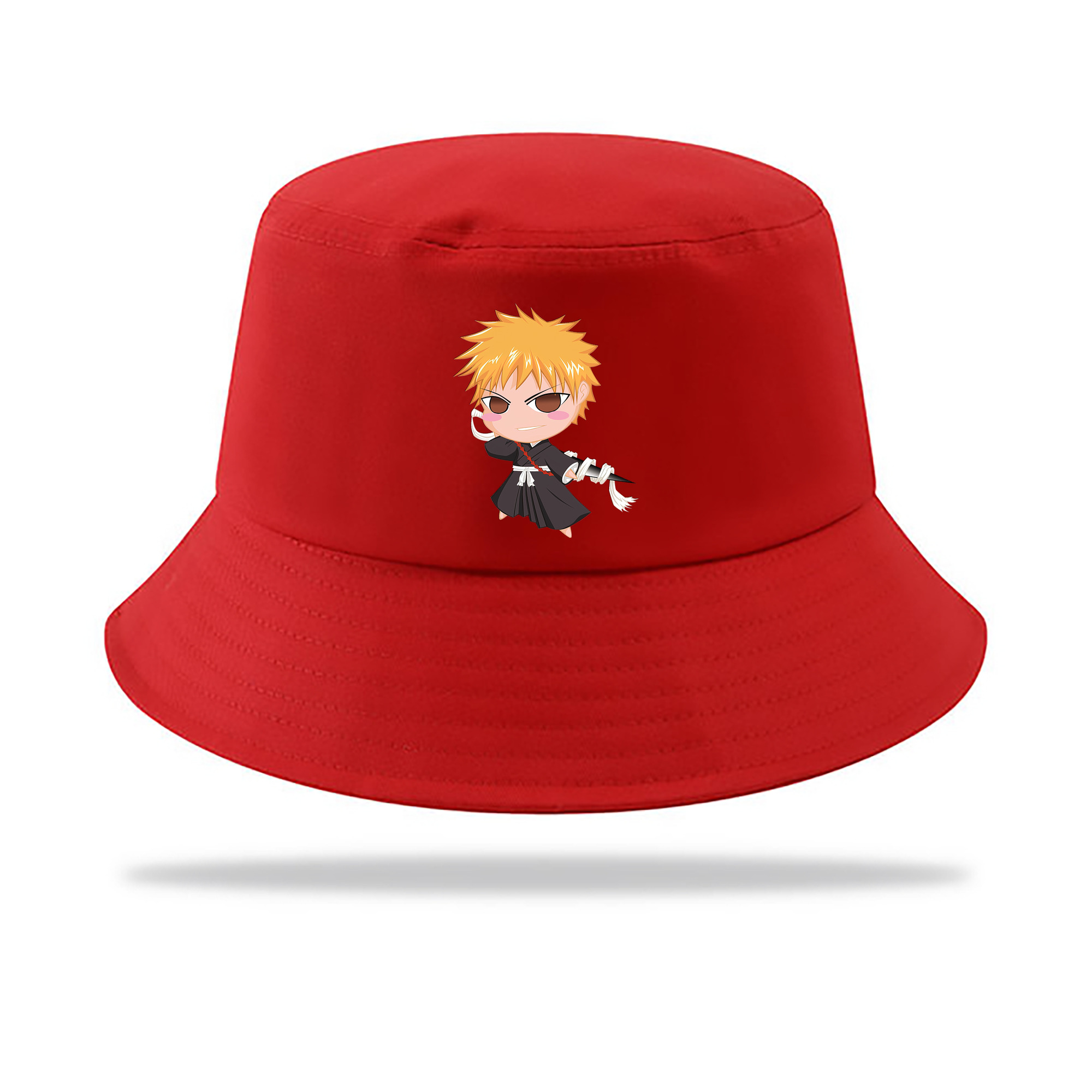 （画像用） ブリーチ 黒崎一護（くろさき いちご）BLEACH Kurosaki Ichigo アウトドア日除けバケットハット