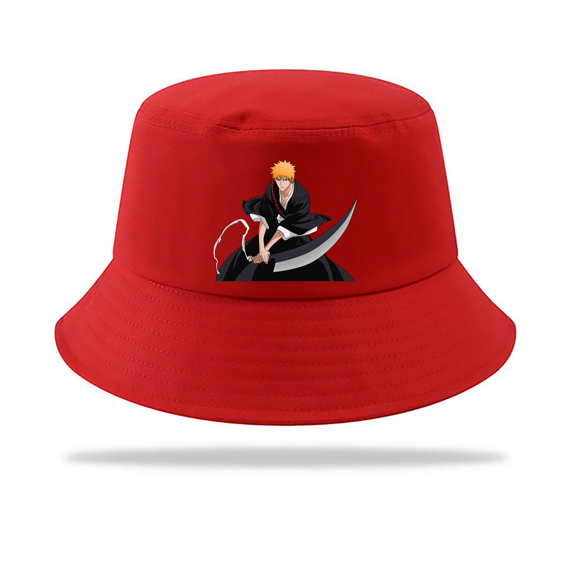 （画像用） ブリーチ 黒崎一護（くろさき いちご）BLEACH Kurosaki Ichigo アウトドア日除けバケットハット