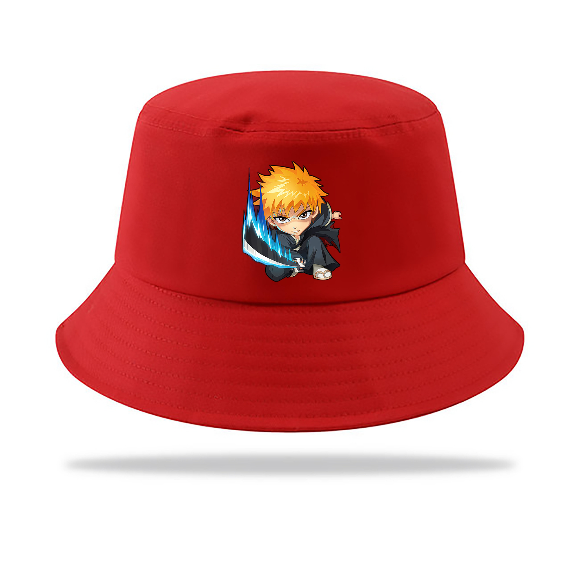 （画像用） ブリーチ 黒崎一護（くろさき いちご）BLEACH Kurosaki Ichigo アウトドア日除けバケットハット