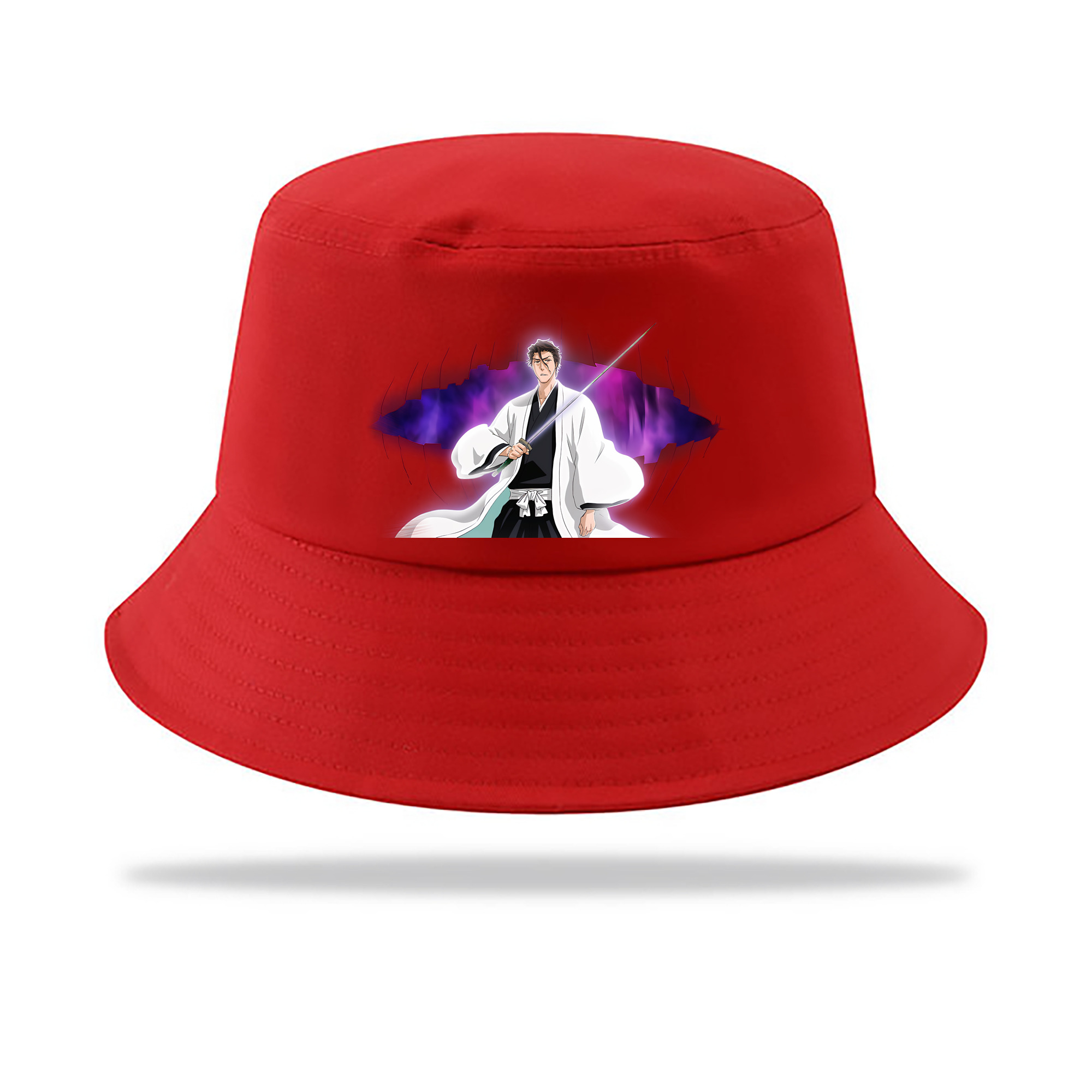 （画像用） ブリーチ 藍染 惣右介（あいぜん そうすけ） BLEACH Aizen Sousuke アウトドア日除けバケットハット