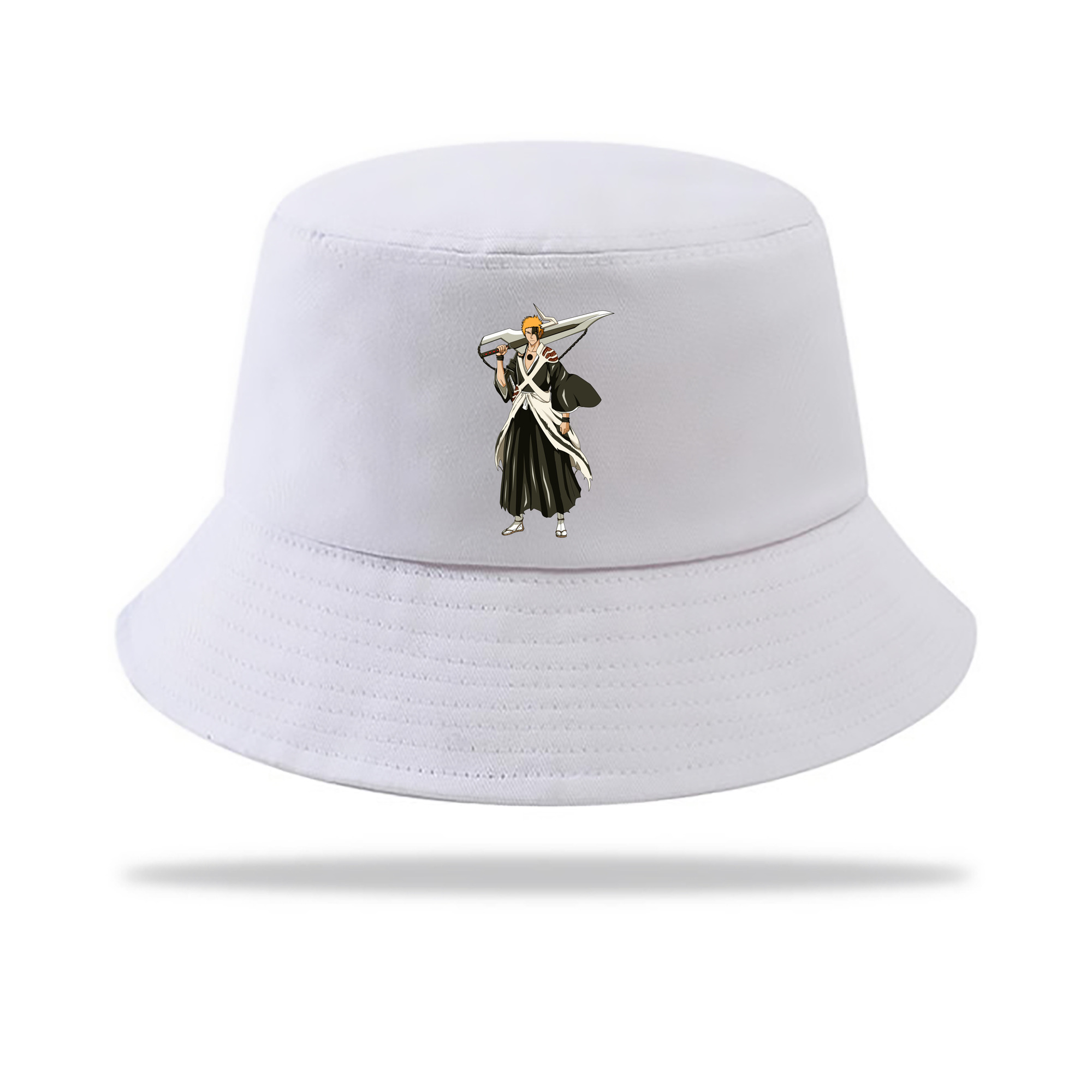 （画像用） ブリーチ 黒崎一護（くろさき いちご）BLEACH Kurosaki Ichigo アウトドア日除けバケットハット