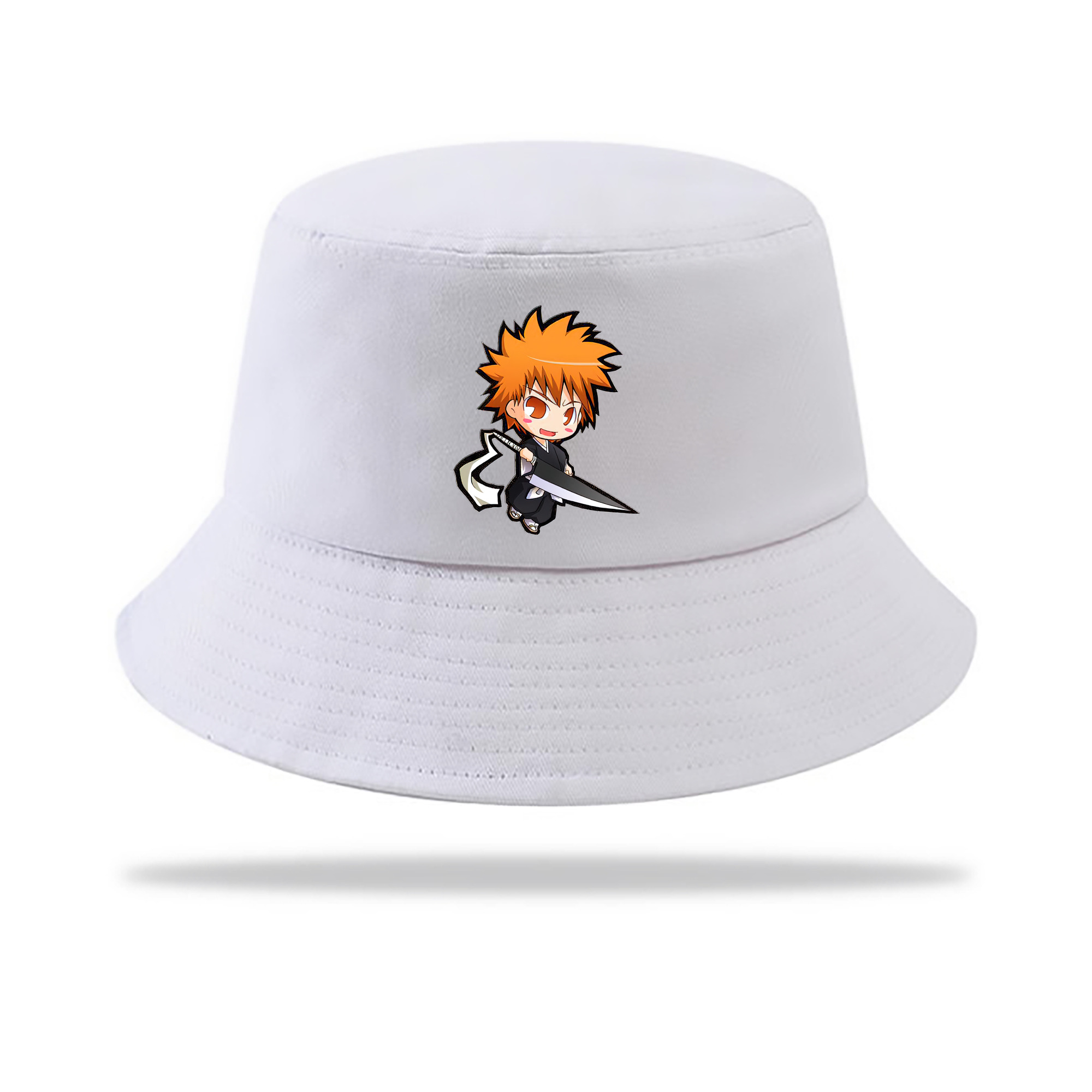 （画像用） ブリーチ 黒崎一護（くろさき いちご）BLEACH Kurosaki Ichigo アウトドア日除けバケットハット