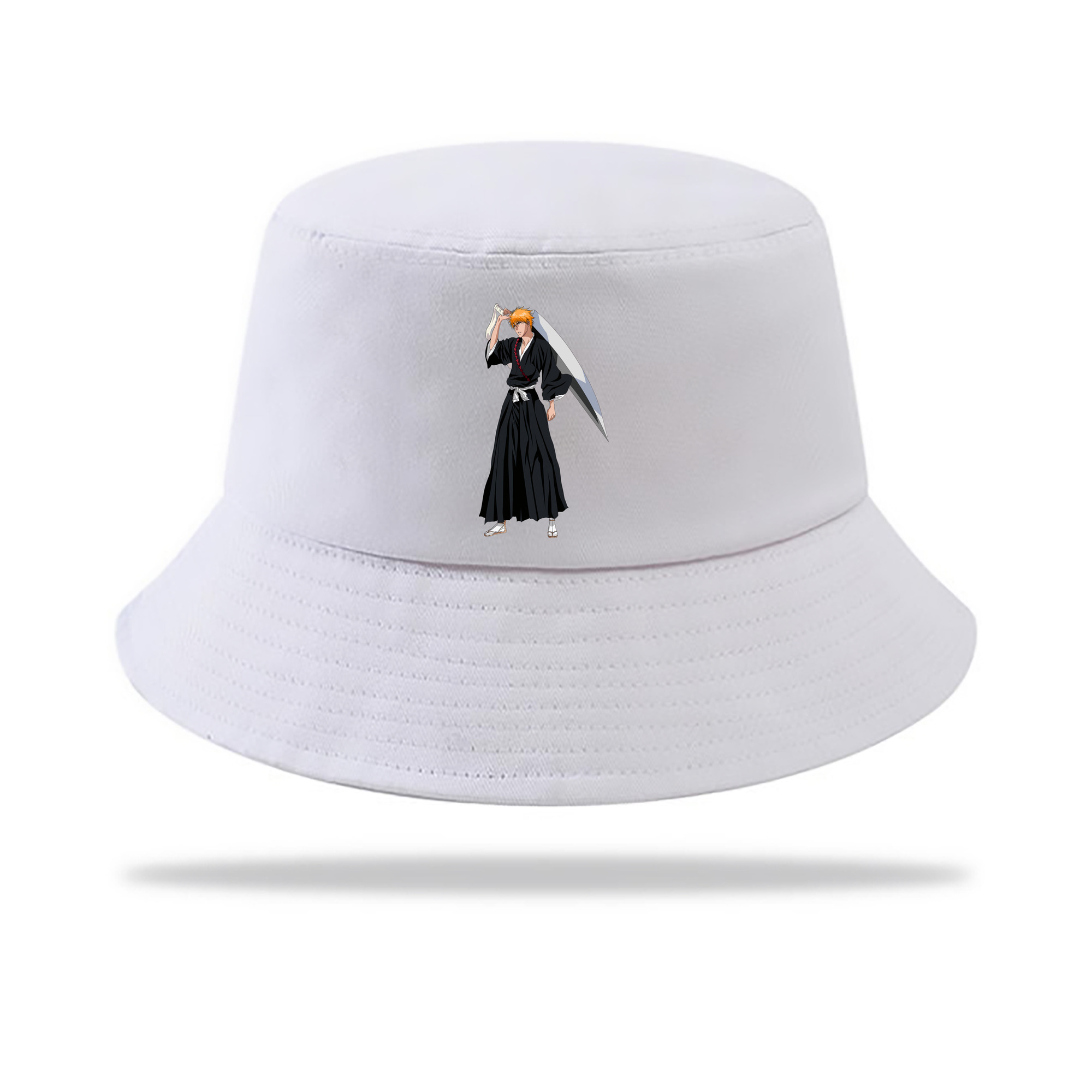 （画像用） ブリーチ 黒崎一護（くろさき いちご）BLEACH Kurosaki Ichigo アウトドア日除けバケットハット