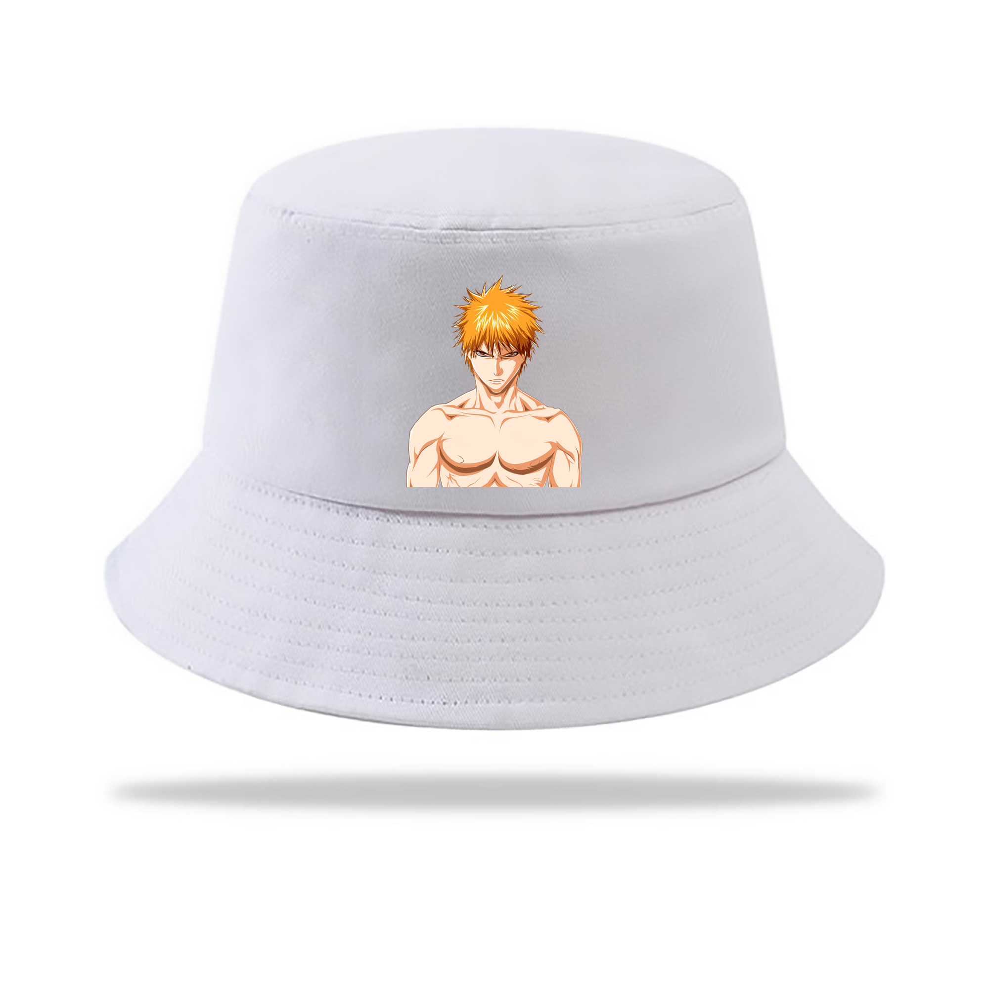 （画像用） ブリーチ 黒崎一護（くろさき いちご）BLEACH Kurosaki Ichigo アウトドア日除けバケットハット