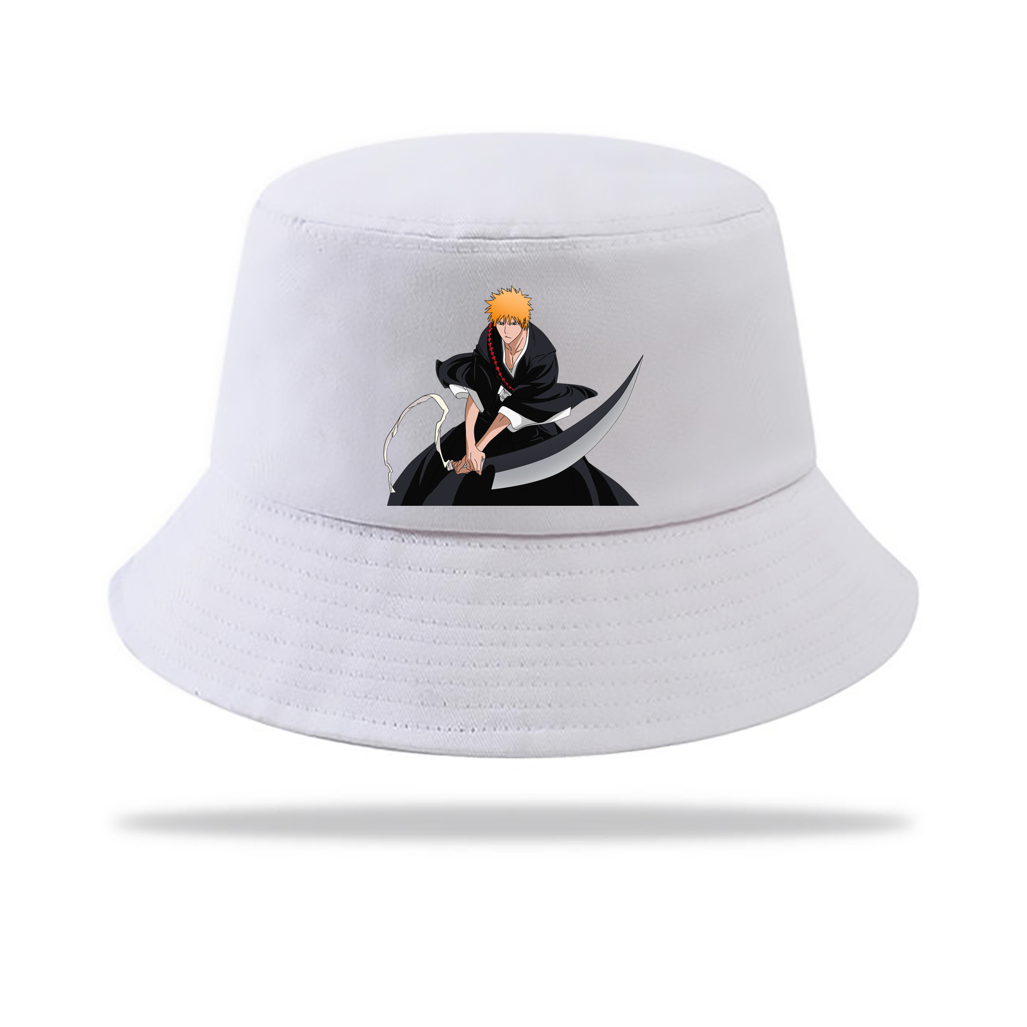 （画像用） ブリーチ 黒崎一護（くろさき いちご）BLEACH Kurosaki Ichigo アウトドア日除けバケットハット
