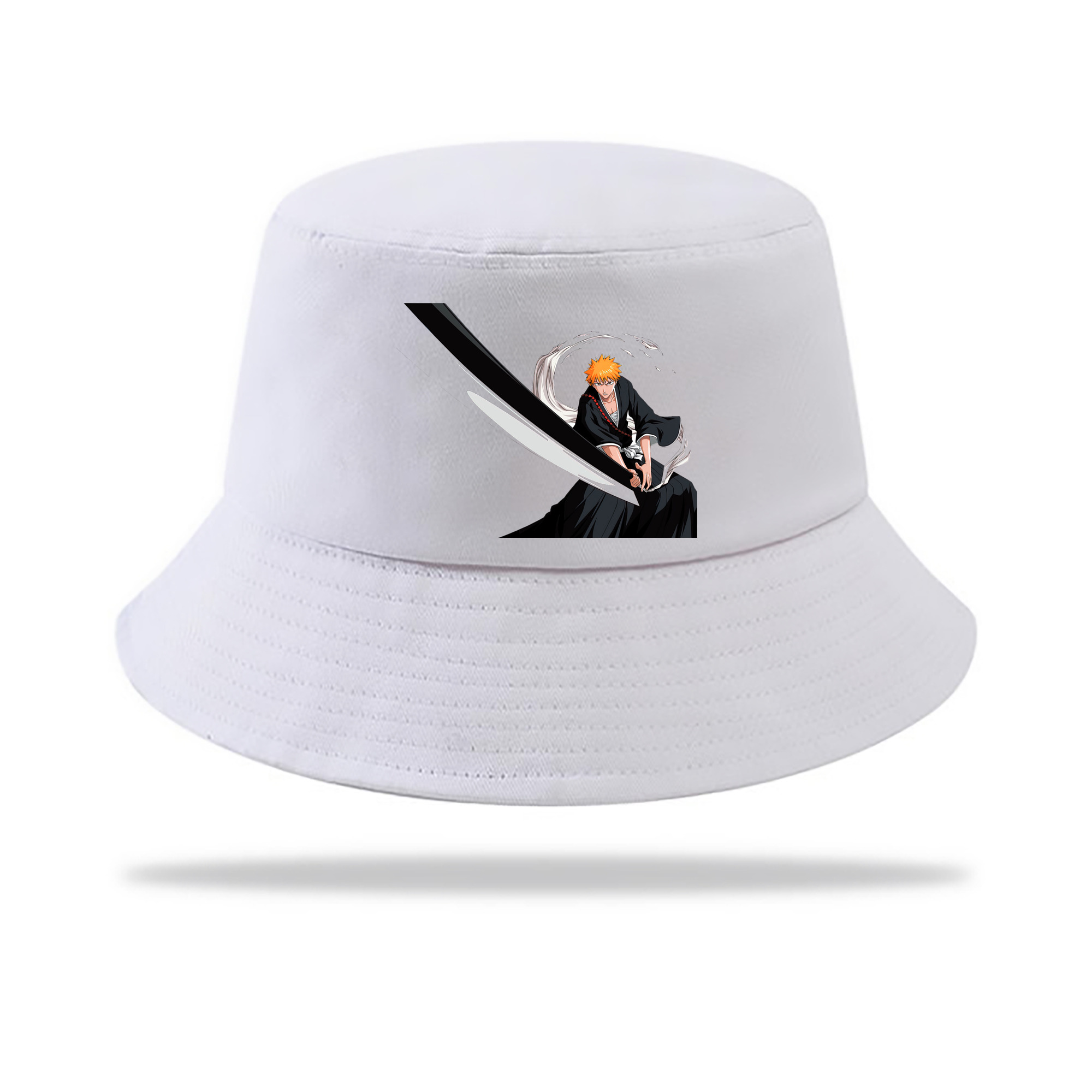 （画像用） ブリーチ 黒崎一護（くろさき いちご）BLEACH Kurosaki Ichigo アウトドア日除けバケットハット