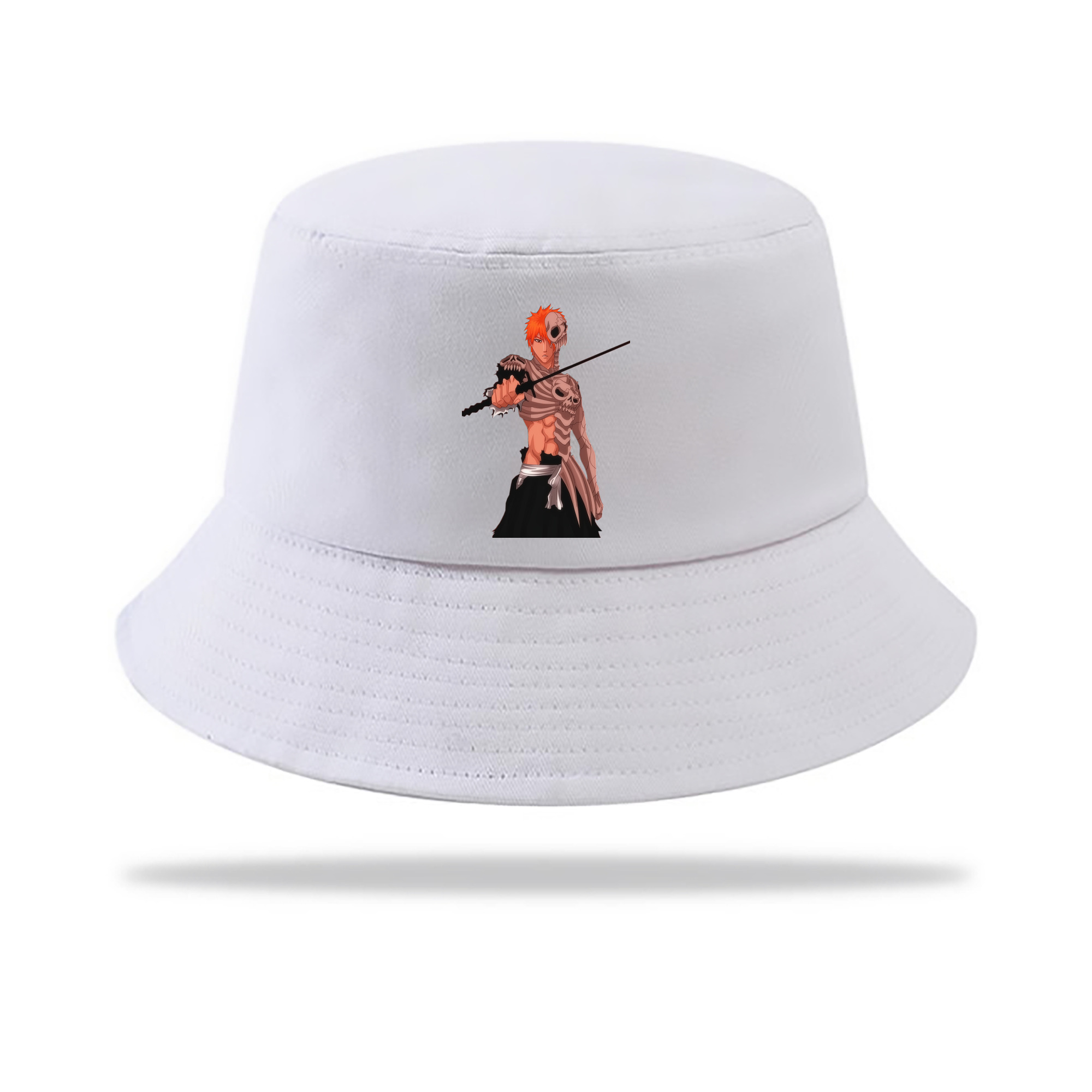 （画像用） ブリーチ 黒崎一護（くろさき いちご）BLEACH Kurosaki Ichigo アウトドア日除けバケットハット