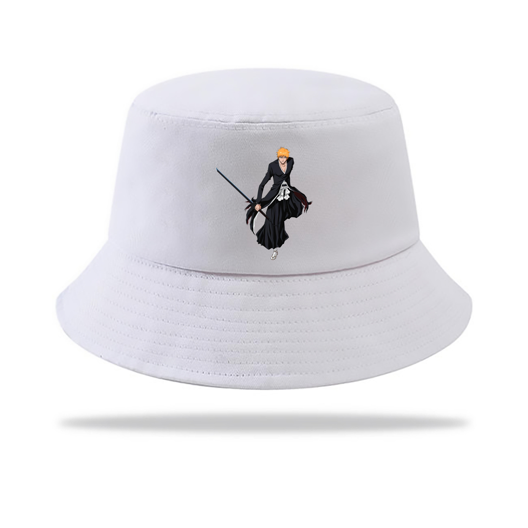 （画像用） ブリーチ 黒崎一護（くろさき いちご）BLEACH Kurosaki Ichigo アウトドア日除けバケットハット