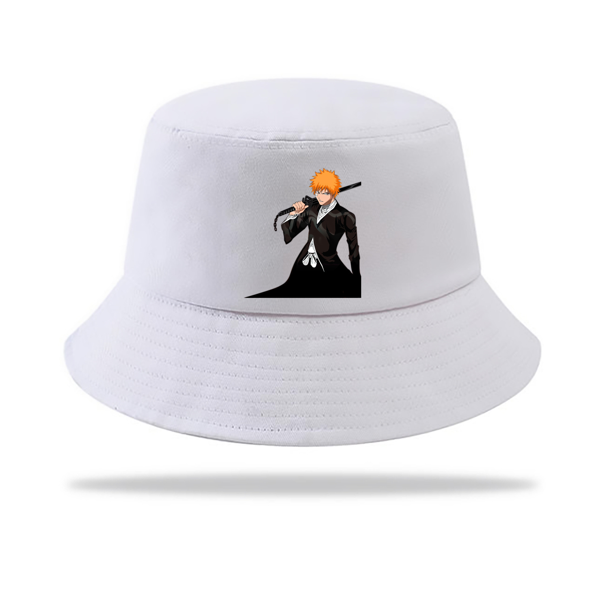 （画像用） ブリーチ 黒崎一護（くろさき いちご）BLEACH Kurosaki Ichigo アウトドア日除けバケットハット