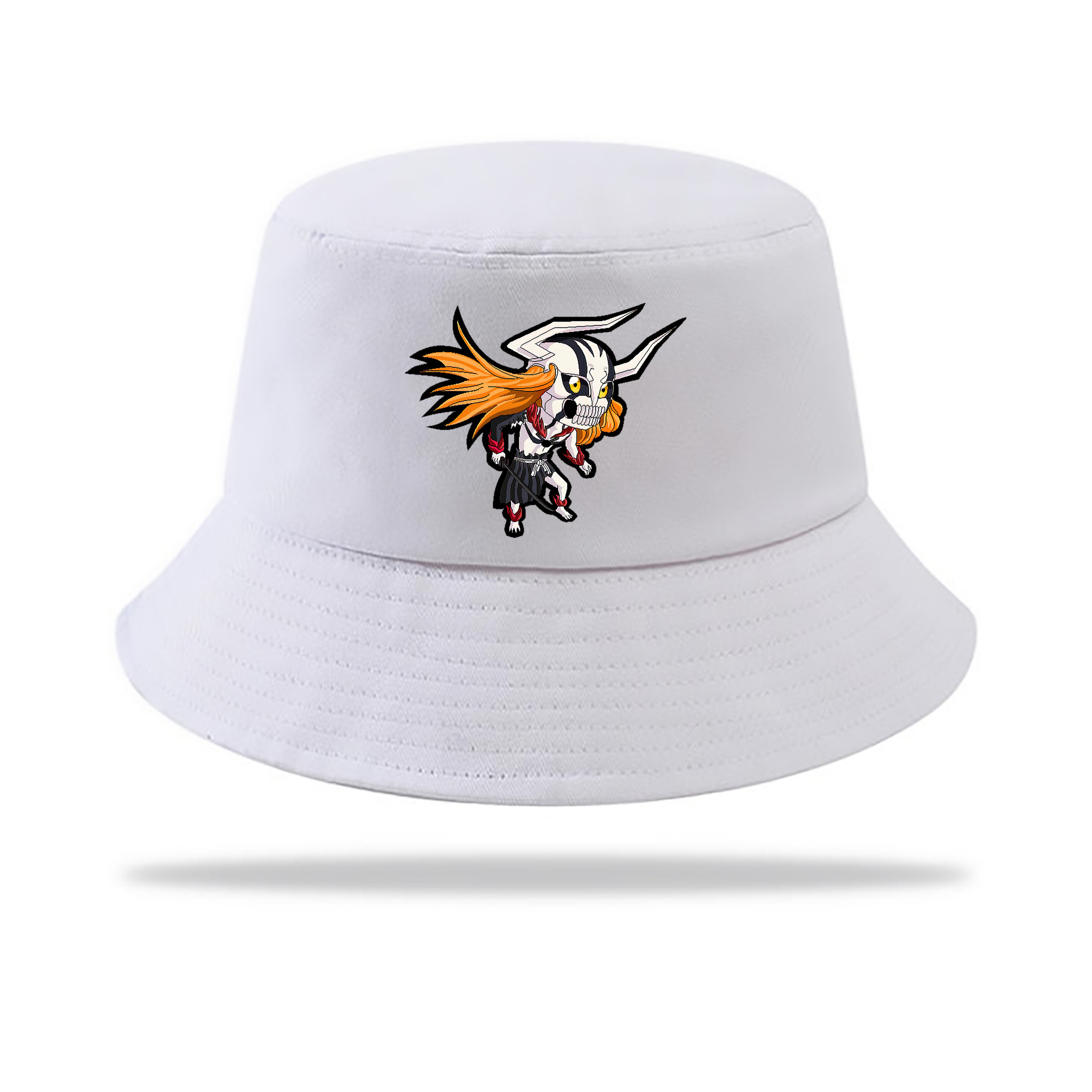 （画像用） ブリーチ 黒崎一護（くろさき いちご）BLEACH Kurosaki Ichigo アウトドア日除けバケットハット