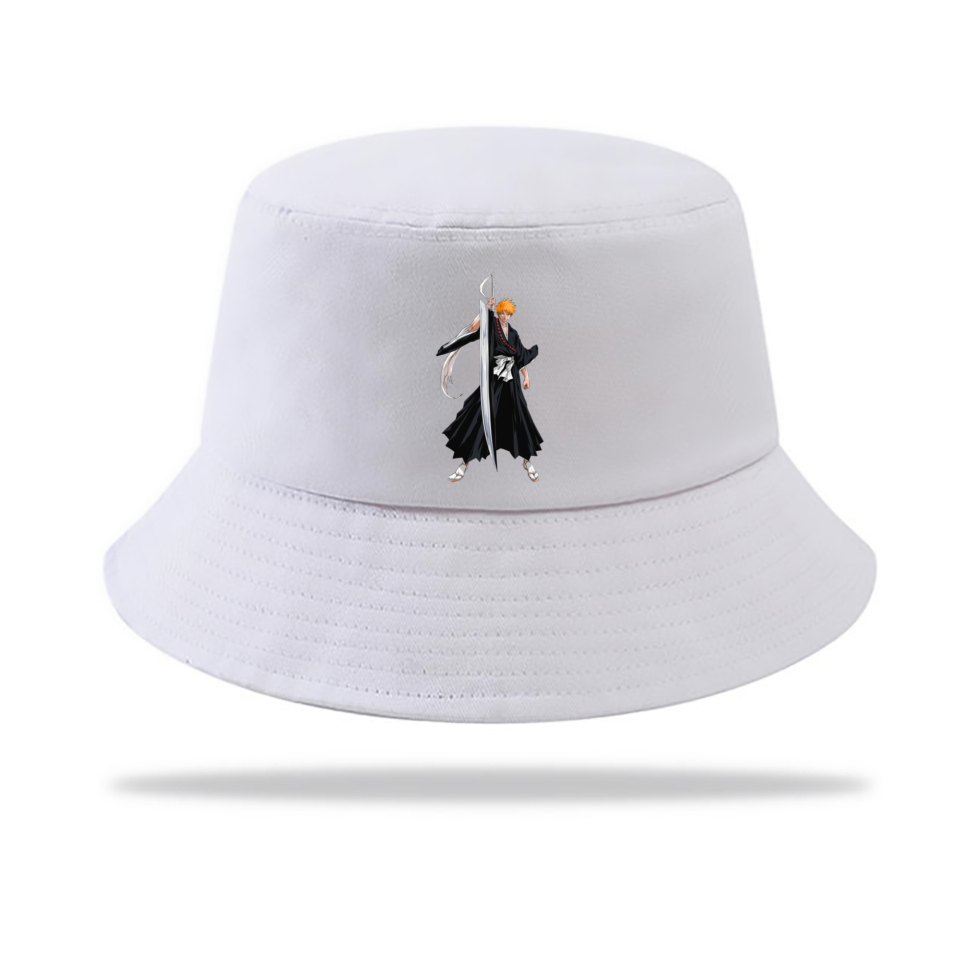 （画像用） ブリーチ 黒崎一護（くろさき いちご）BLEACH Kurosaki Ichigo アウトドア日除けバケットハット