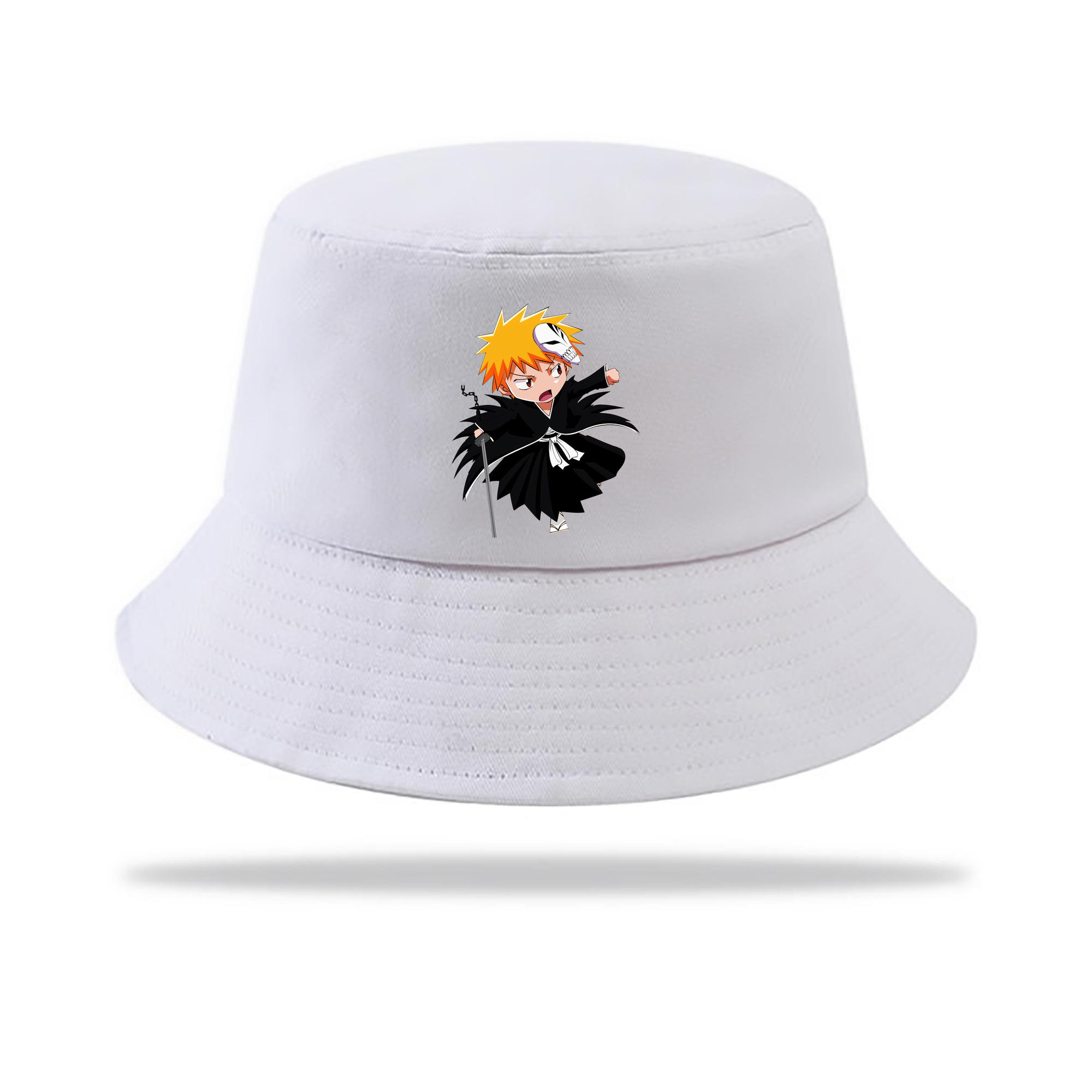 （画像用） ブリーチ 黒崎一護（くろさき いちご）BLEACH Kurosaki Ichigo アウトドア日除けバケットハット