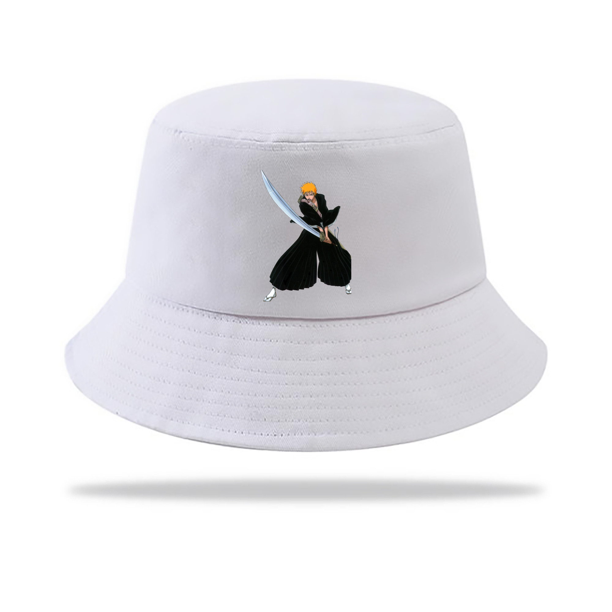 （画像用） ブリーチ 黒崎一護（くろさき いちご）BLEACH Kurosaki Ichigo アウトドア日除けバケットハット