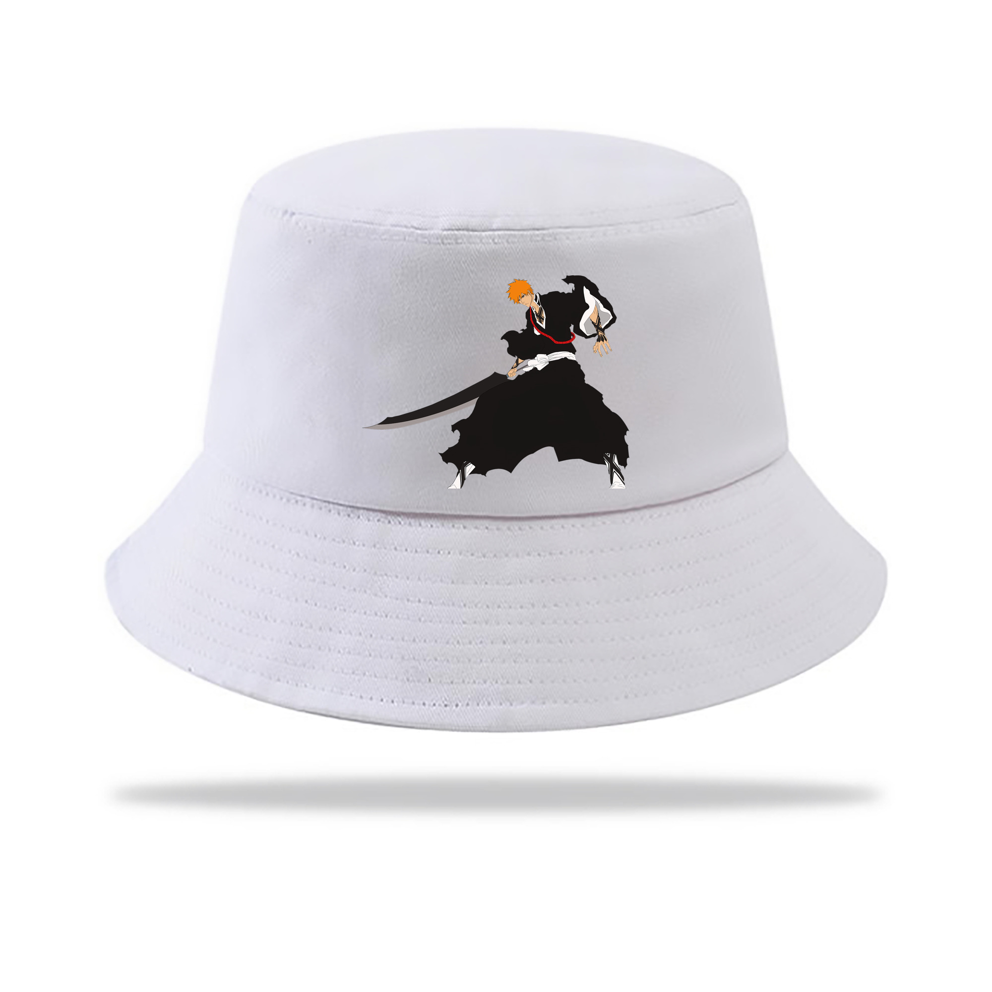 （画像用） ブリーチ 黒崎一護（くろさき いちご）BLEACH Kurosaki Ichigo アウトドア日除けバケットハット