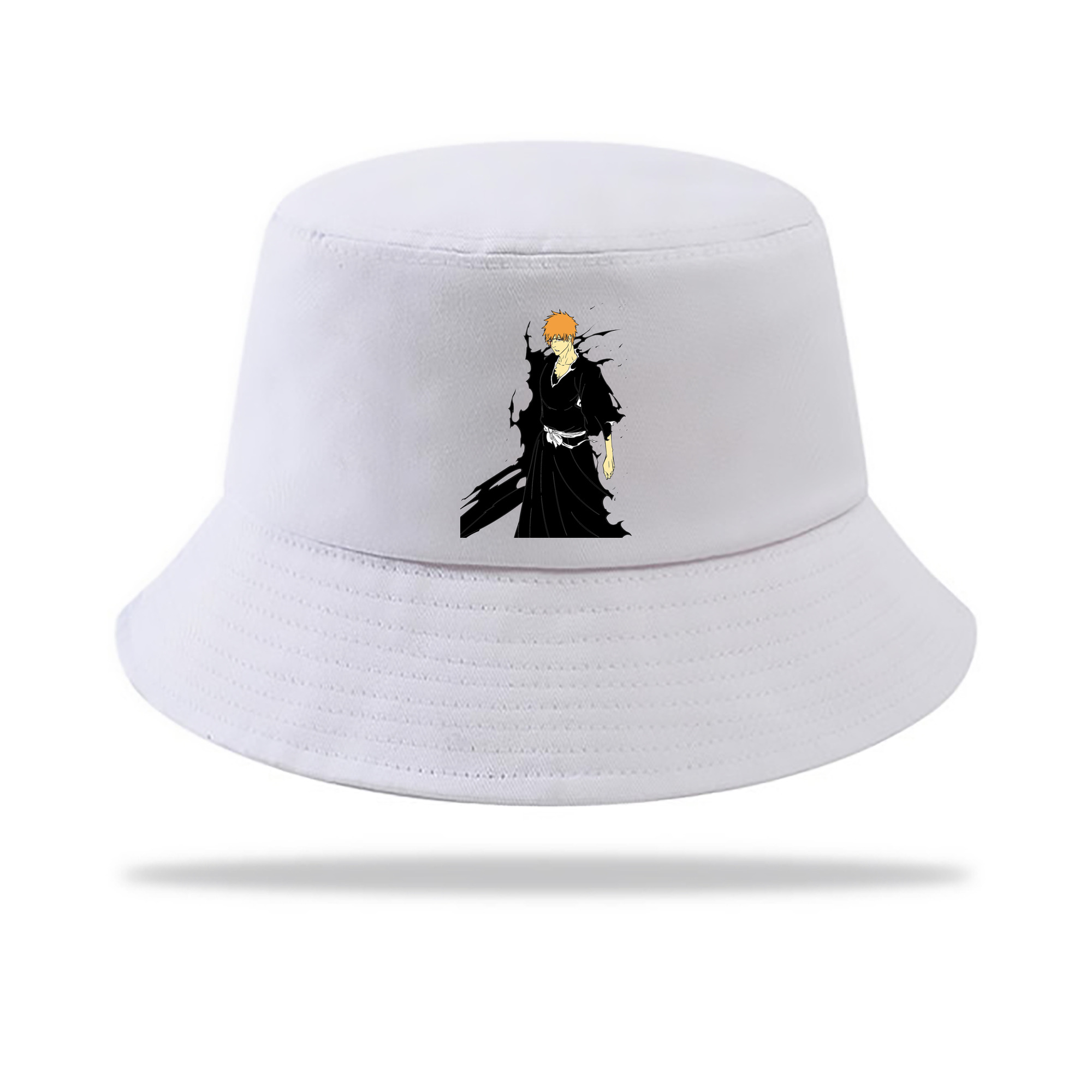 （画像用） ブリーチ 黒崎一護（くろさき いちご）BLEACH Kurosaki Ichigo アウトドア日除けバケットハット