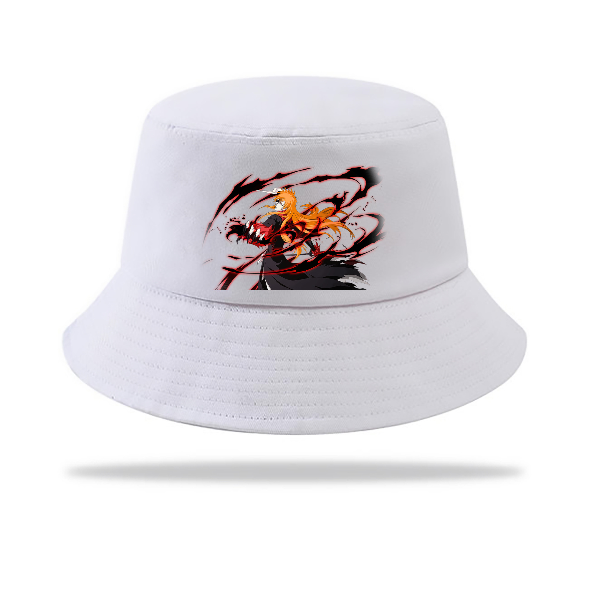 （画像用） ブリーチ 黒崎一護（くろさき いちご）BLEACH Kurosaki Ichigo アウトドア日除けバケットハット