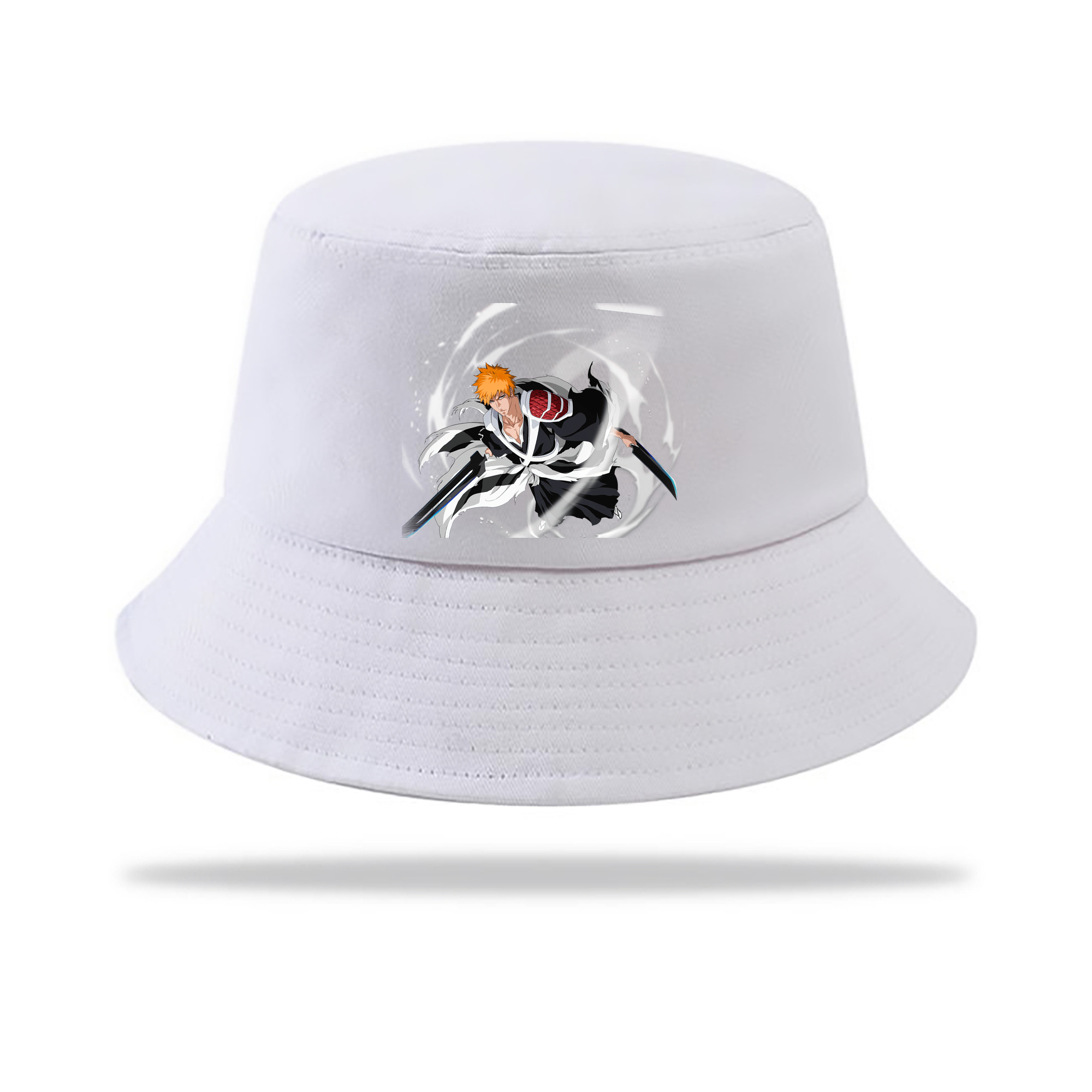 （画像用） ブリーチ 黒崎一護（くろさき いちご）BLEACH Kurosaki Ichigo アウトドア日除けバケットハット