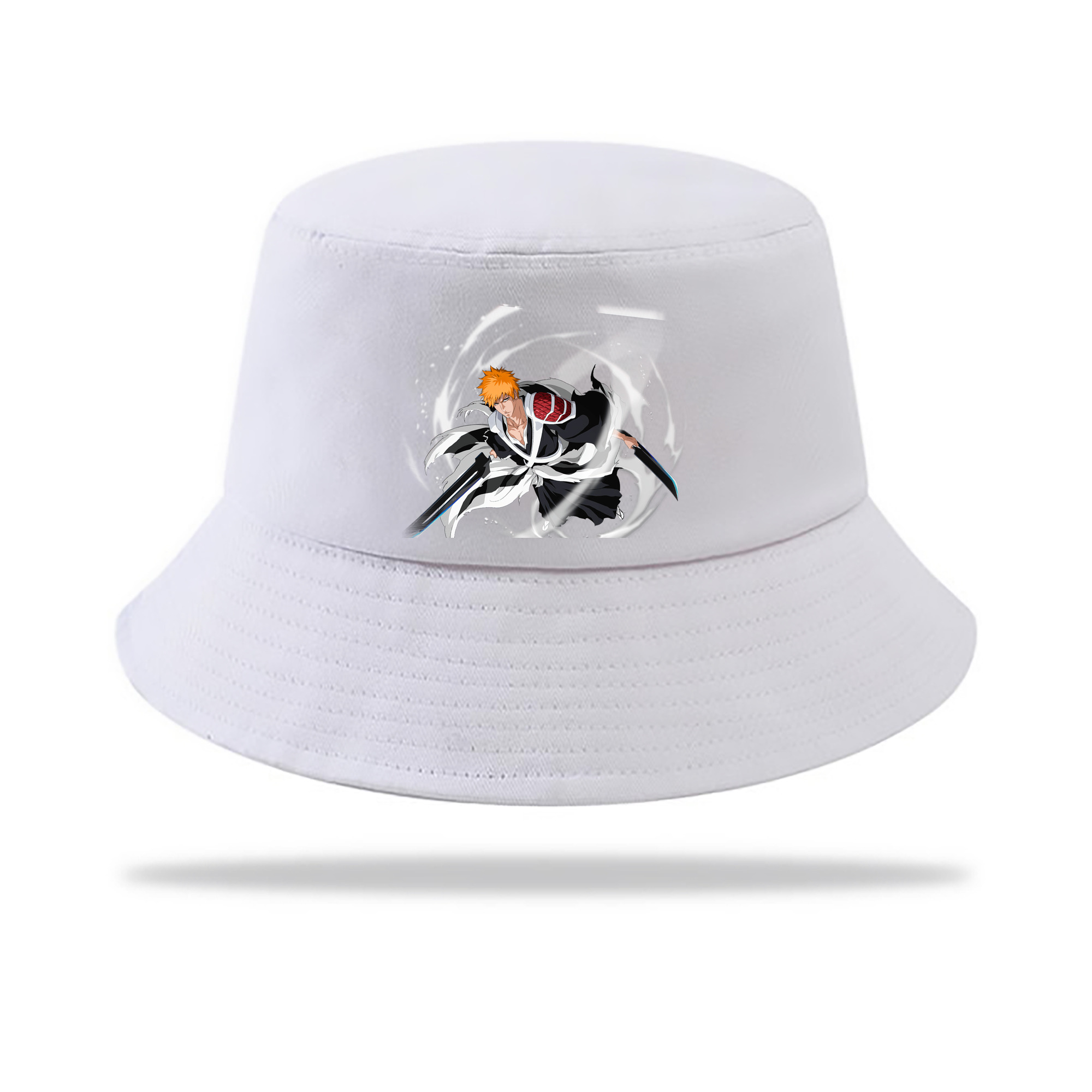 （画像用） ブリーチ 黒崎一護（くろさき いちご）BLEACH Kurosaki Ichigo アウトドア日除けバケットハット