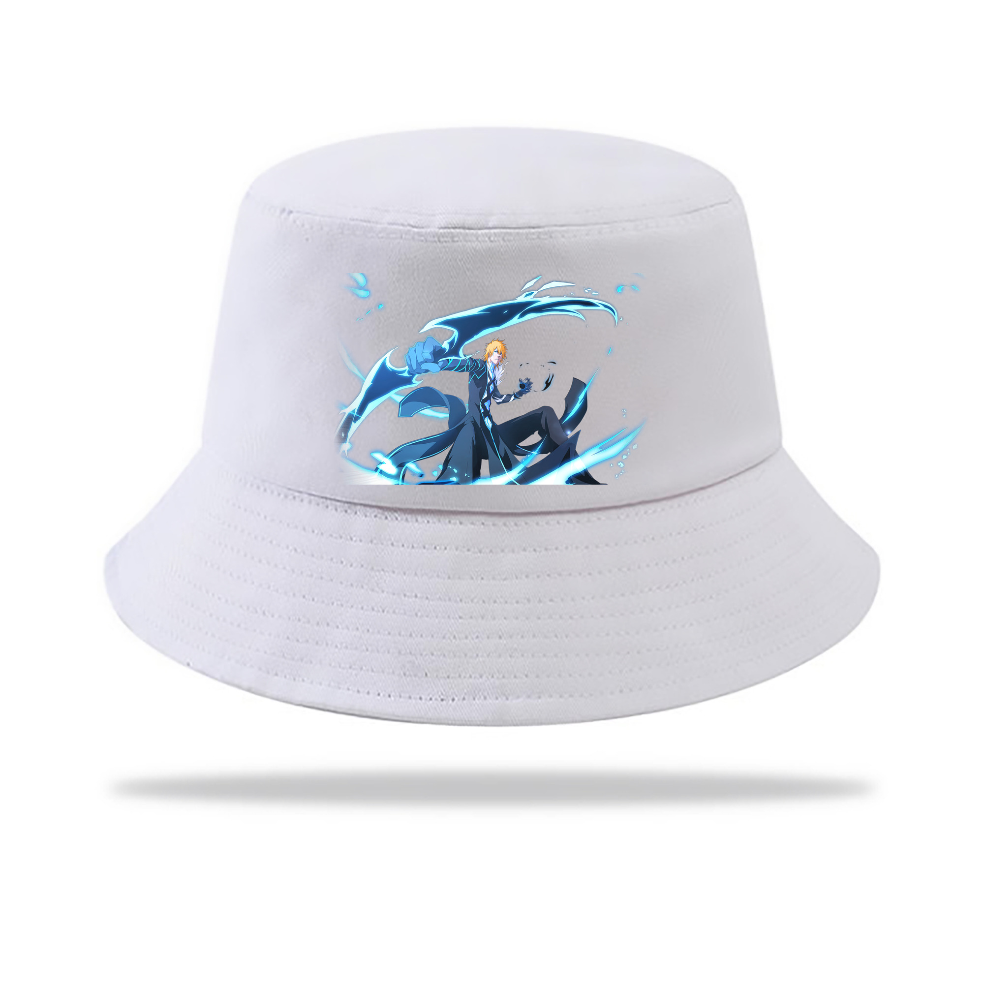 （画像用） ブリーチ 黒崎一護（くろさき いちご）BLEACH Kurosaki Ichigo アウトドア日除けバケットハット