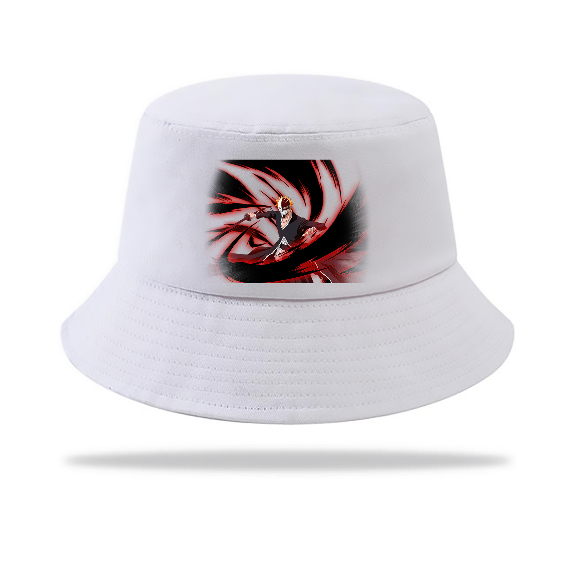 （画像用） ブリーチ 黒崎一護（くろさき いちご）BLEACH Kurosaki Ichigo アウトドア日除けバケットハット