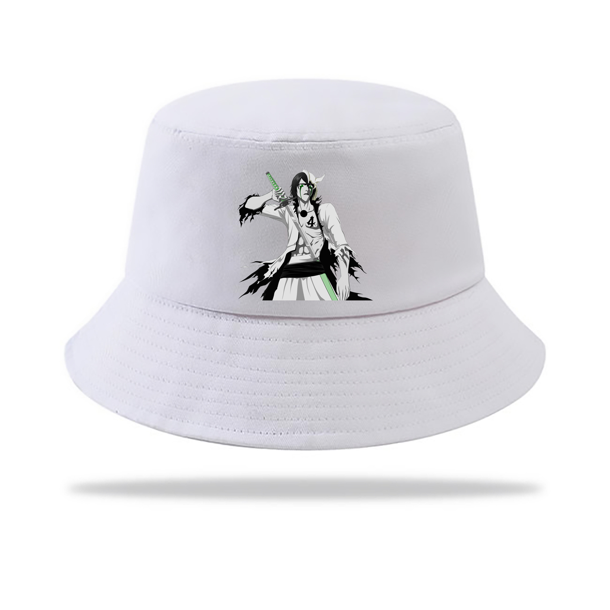 （画像用） ブリーチ ウルキオラ·シファー BLEACH Ulquiorra cifer アウトドア日除けバケットハット
