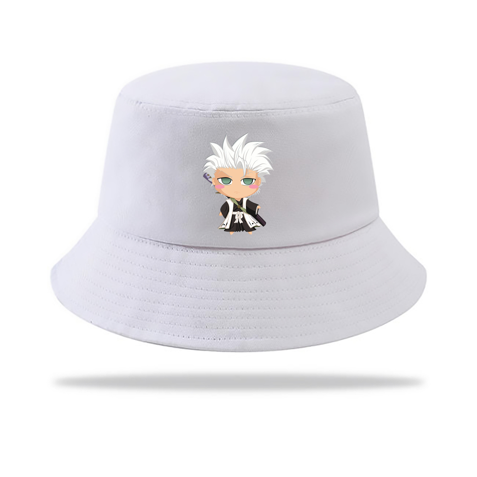 （画像用） ブリーチ 日番谷冬獅郎（ひつがや とうしろう） BLEACH Hitsugaya Toushirou アウトドア日除けバケットハット
