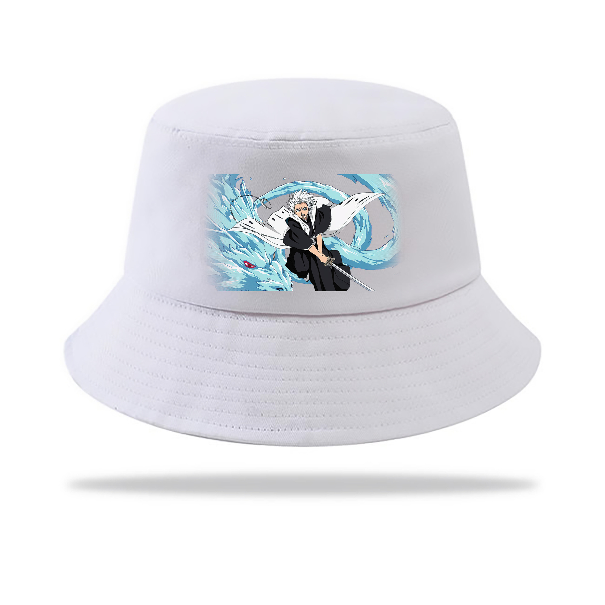 （画像用） ブリーチ 日番谷冬獅郎（ひつがや とうしろう） BLEACH Hitsugaya Toushirou アウトドア日除けバケットハット