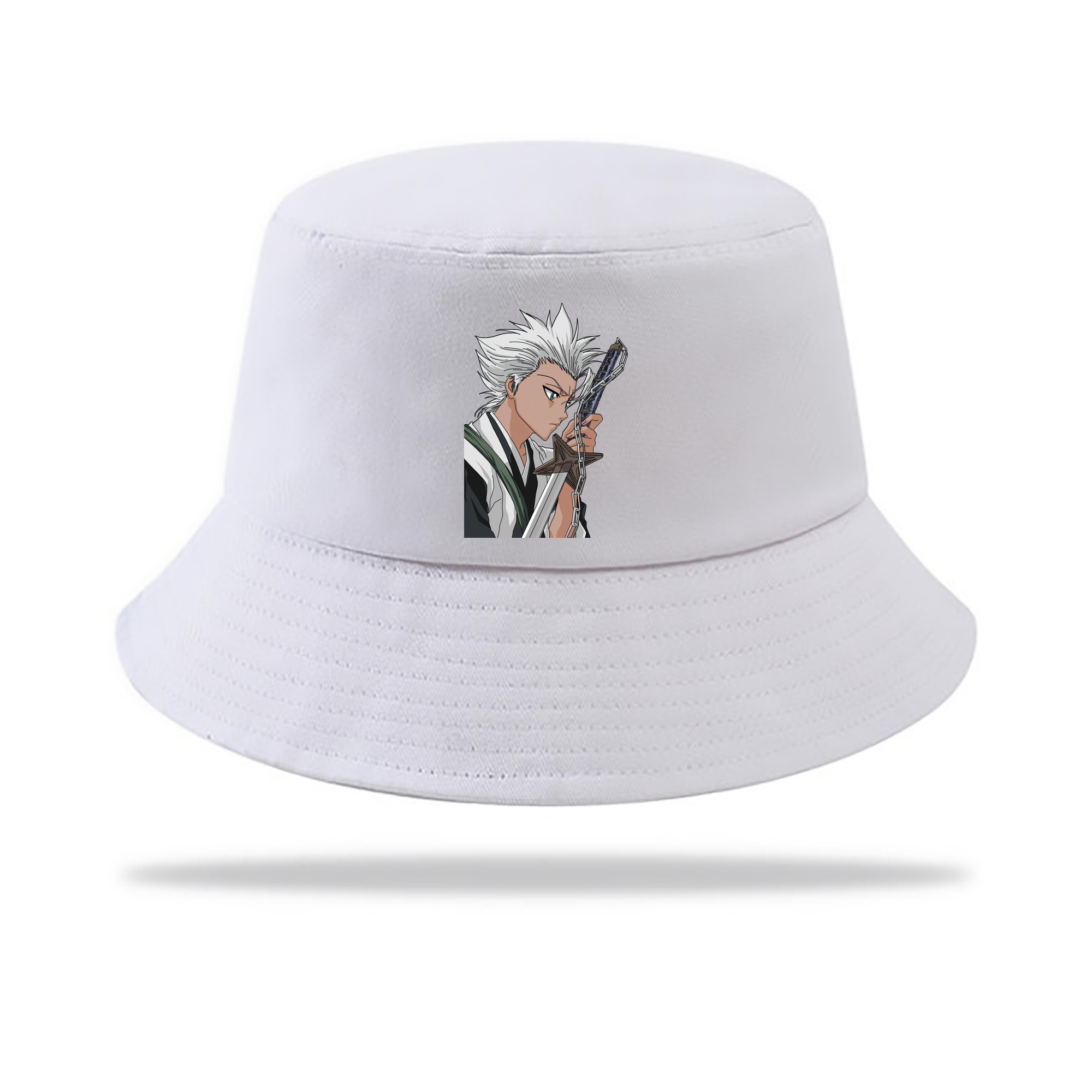 （画像用） ブリーチ 日番谷冬獅郎（ひつがや とうしろう） BLEACH Hitsugaya Toushirou アウトドア日除けバケットハット