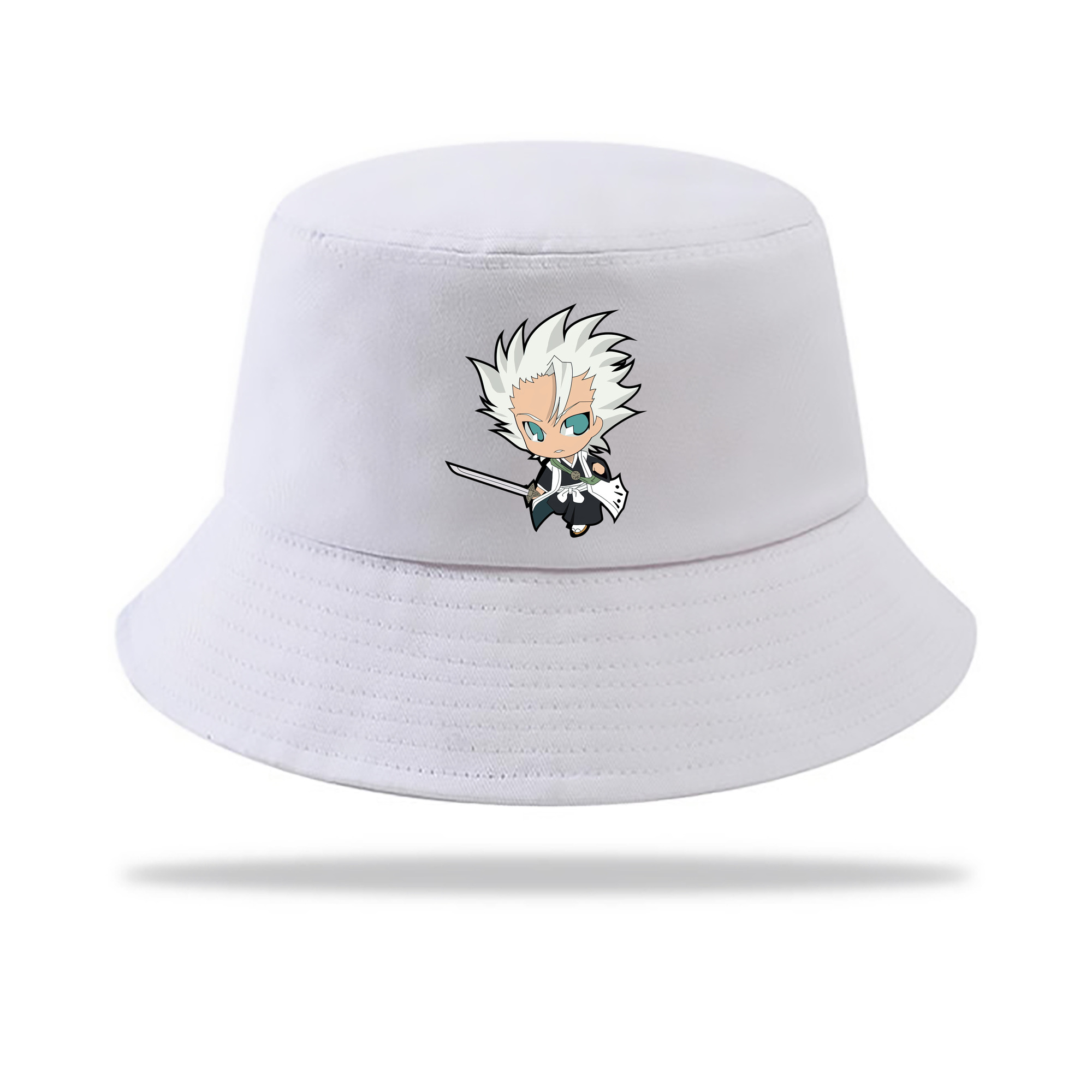 （画像用） ブリーチ 日番谷冬獅郎（ひつがや とうしろう） BLEACH Hitsugaya Toushirou アウトドア日除けバケットハット