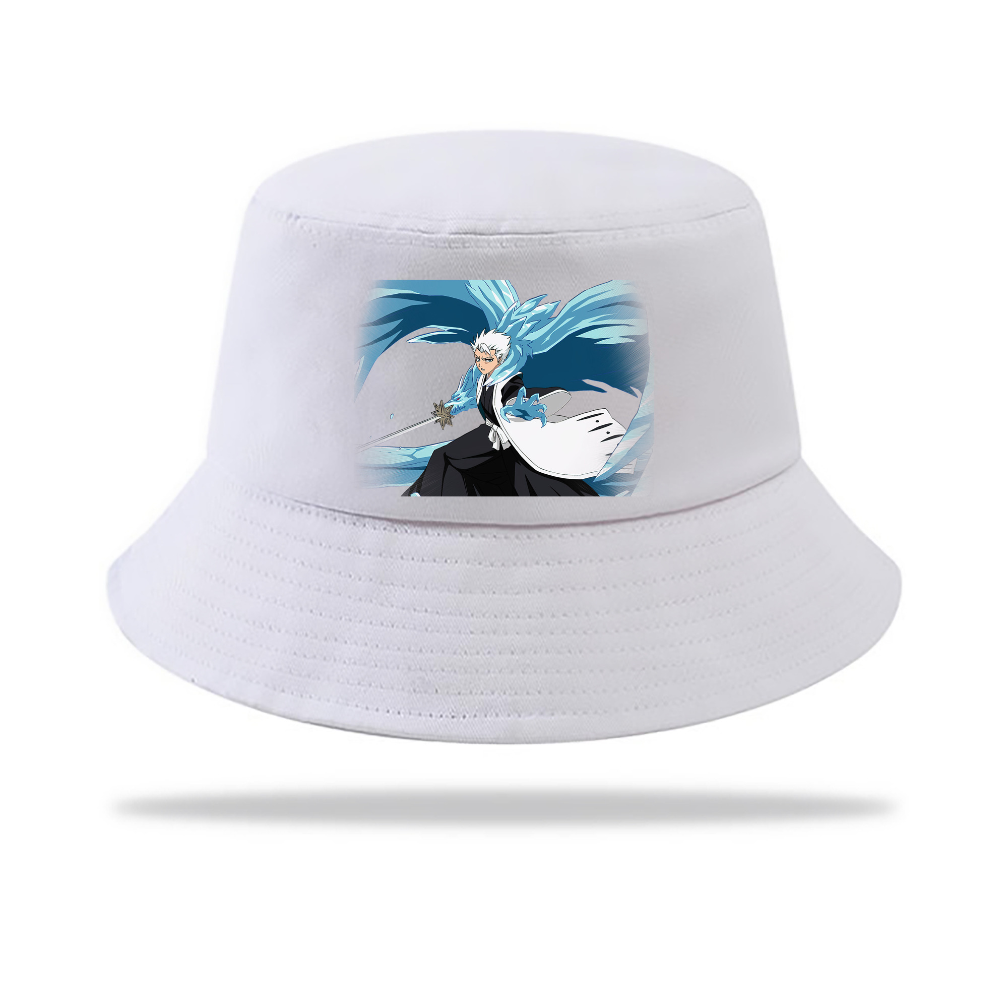 （画像用） ブリーチ 日番谷冬獅郎（ひつがや とうしろう） BLEACH Hitsugaya Toushirou アウトドア日除けバケットハット