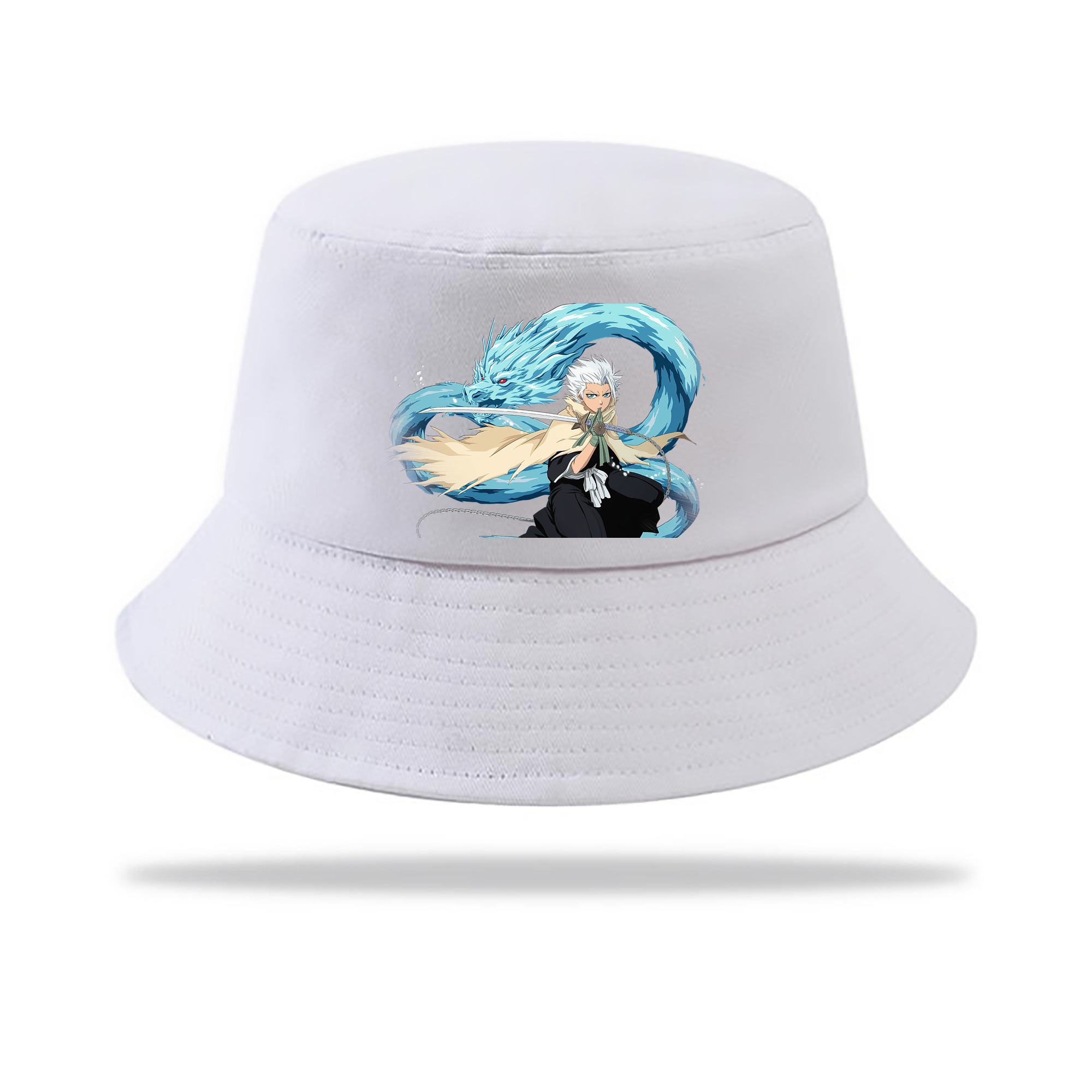 （画像用） ブリーチ 日番谷冬獅郎（ひつがや とうしろう） BLEACH Hitsugaya Toushirou アウトドア日除けバケットハット