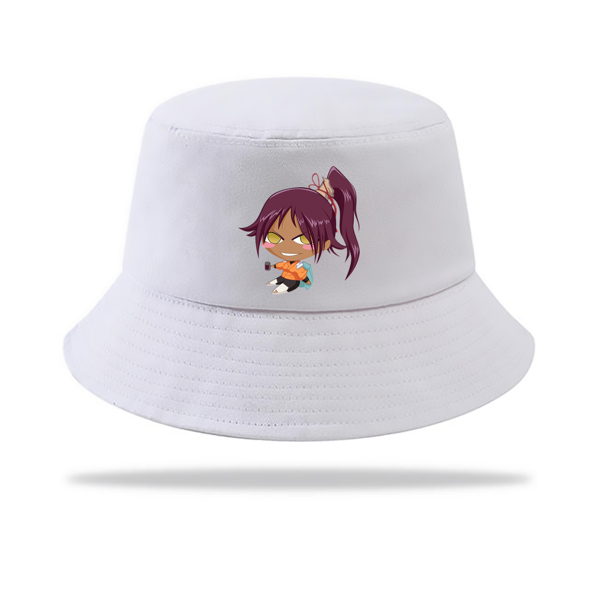 （画像用） ブリーチ 四楓院 夜一（しほういん よるいち） BLEACH Shihouin Yoruichi アウトドア日除けバケットハット